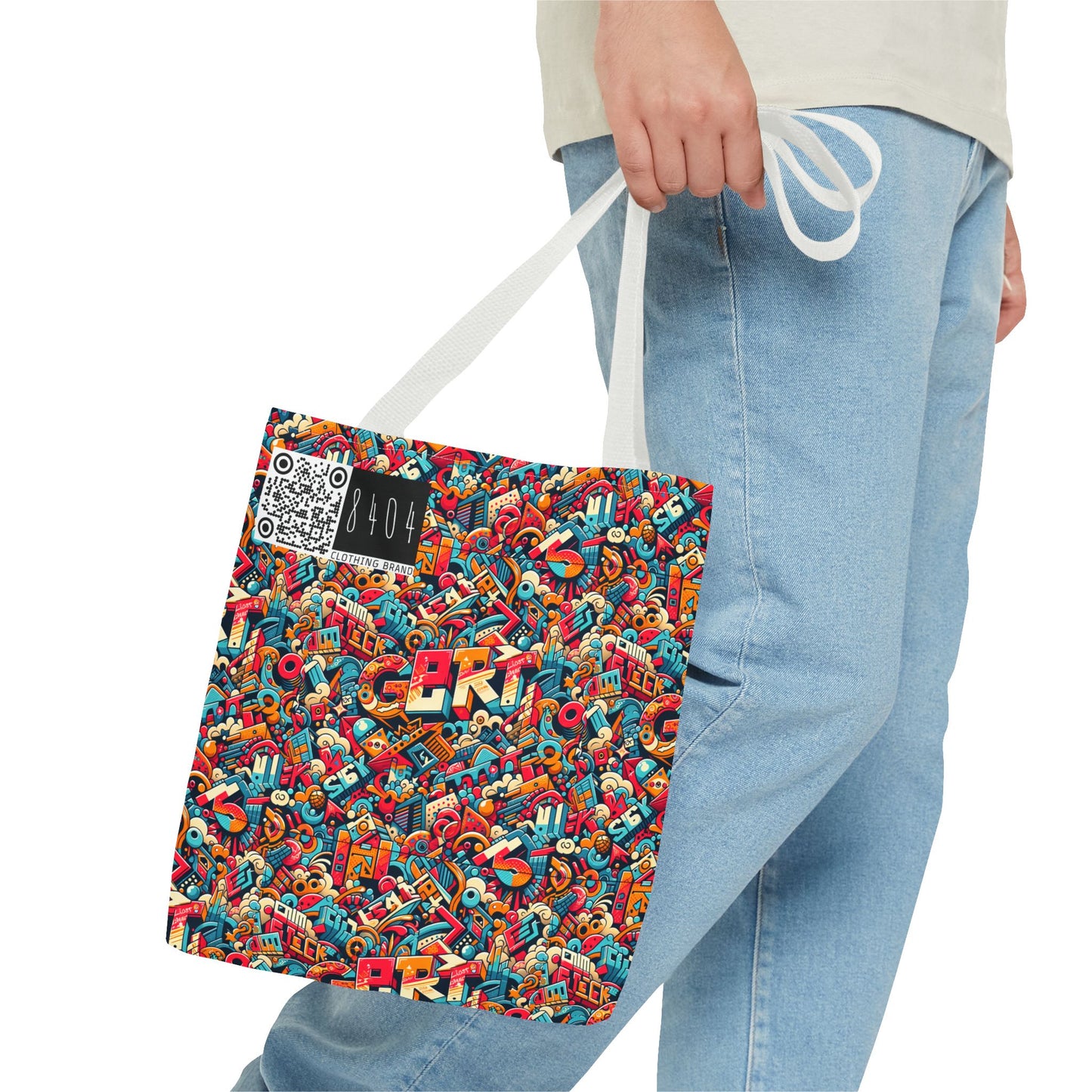 Neo-Traditional Street Art Modern Street Art Fusion Tote Bag - 8404 Design-58