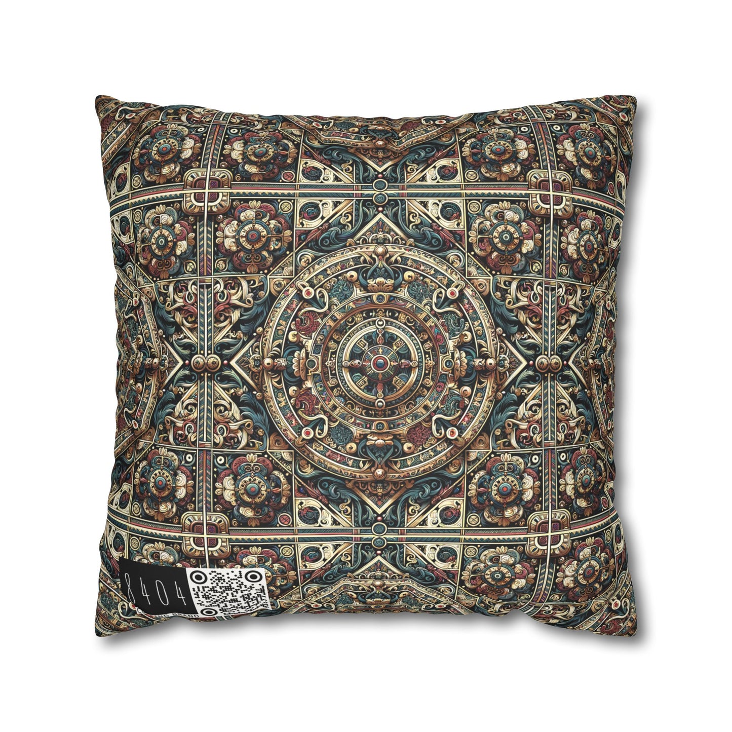 Urban Renaissance Historical Fusion With Street Edge Faux Suede Square Pillowcase - 8404 Design-57