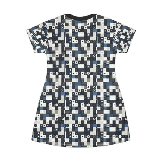 Minimalist Athleisure Minimalist Tech T-Shirt Dress - 8404 Design-39