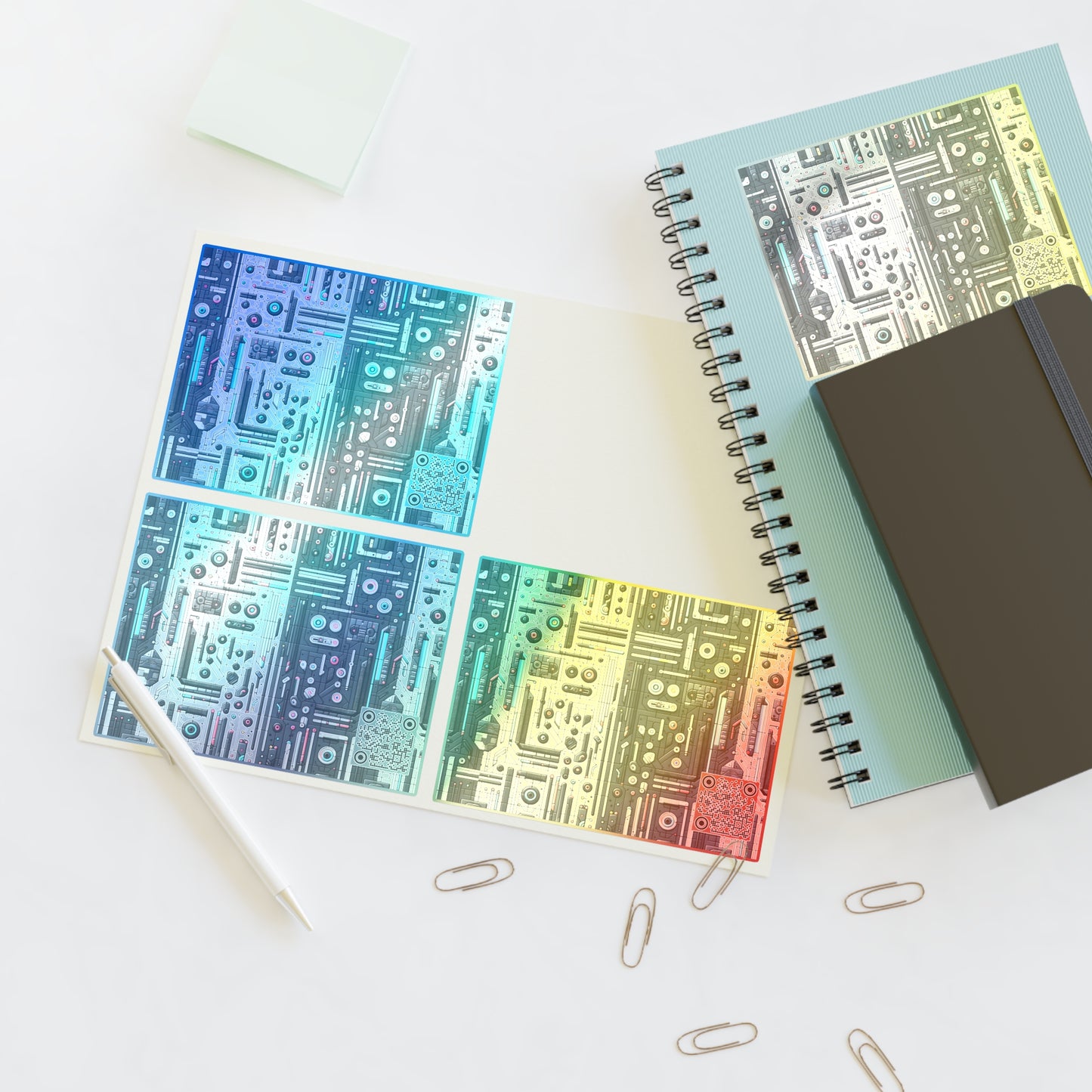 Tech Utility Gear Tech-Forward Minimalism Sticker Sheets - 8404 Design-49