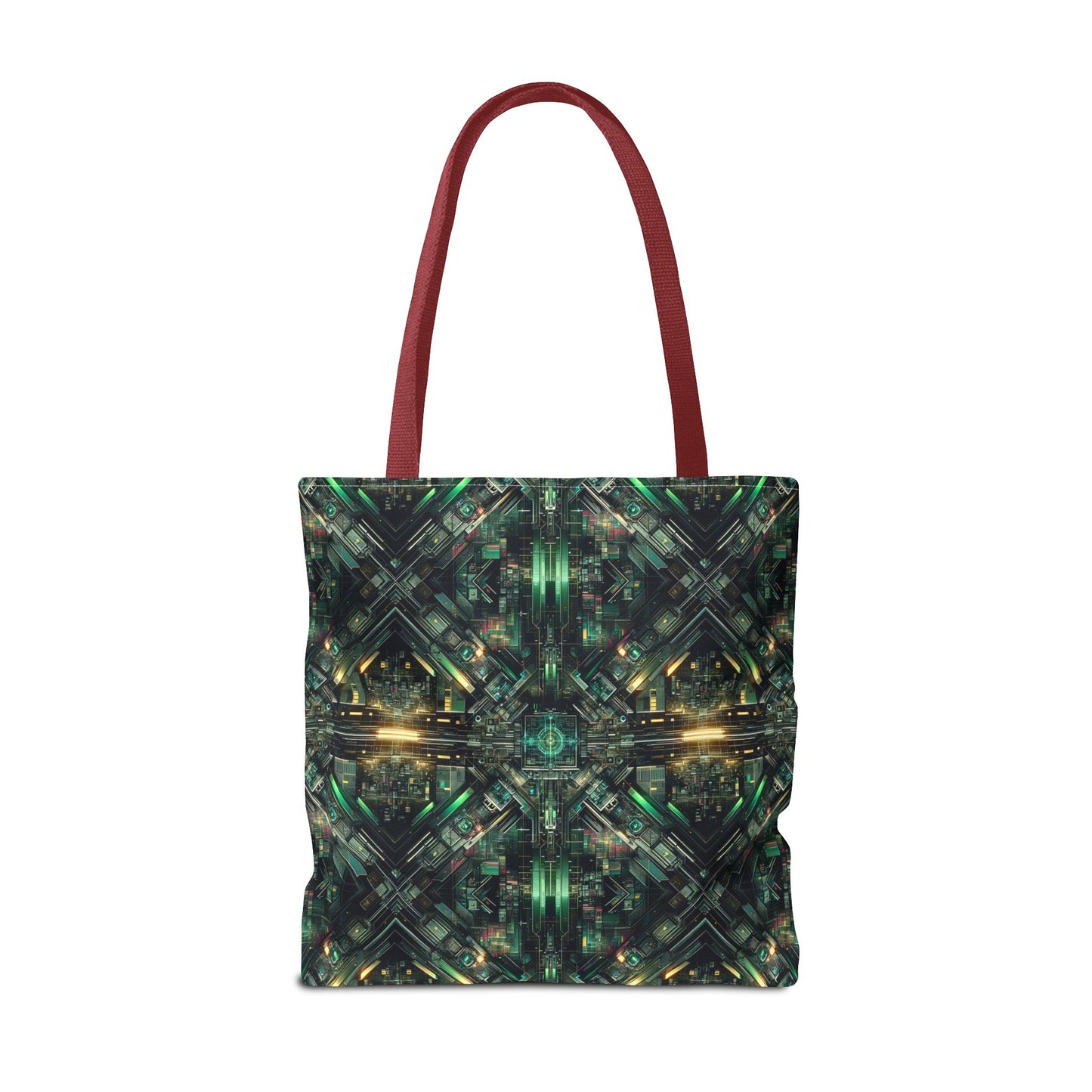 Tech Noir Graphics Tech-Inspired Streetwear Tote Bag - 8404 Design-56