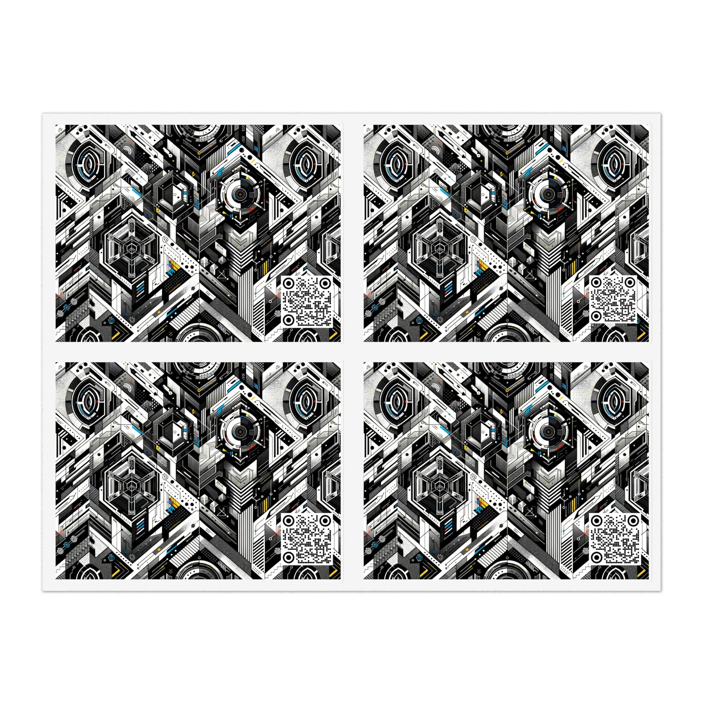 Tech Athletic Fusion Tech-Forward Athletic Sticker Sheets - 8404 Design-63