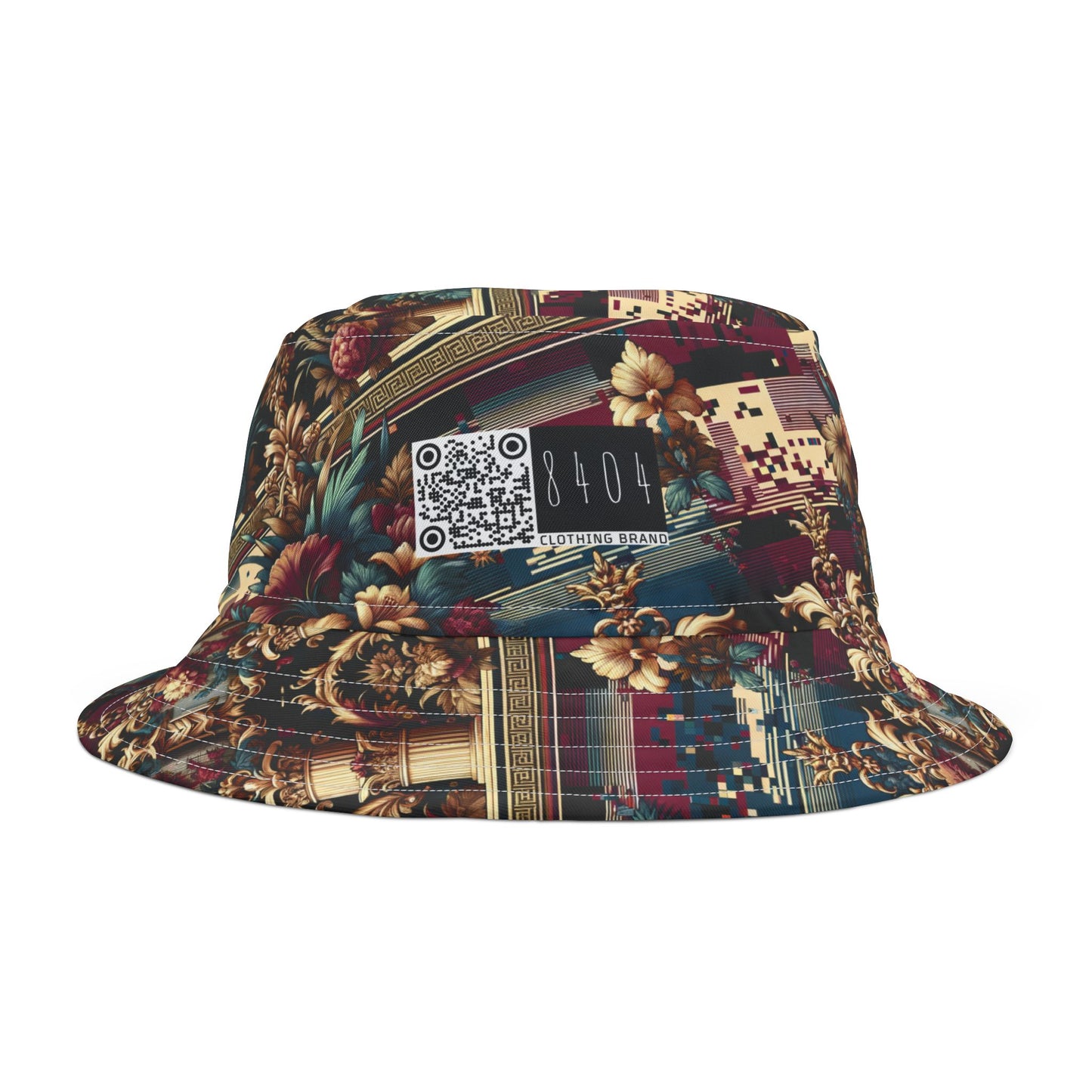 Digital Renaissance Modern Baroque Fusion Bucket Hat - 8404 Design-58