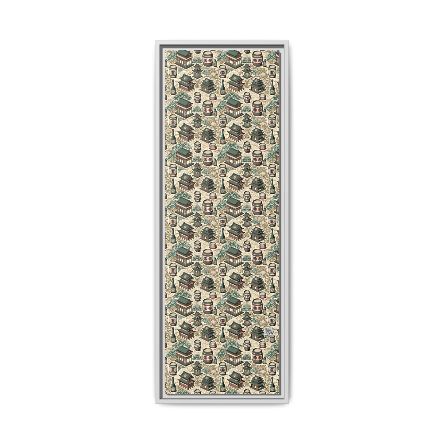Cultural Artisanal Fusion Contemporary Cultural Elegance Matte Canvas, Framed (multi-Color) - 8404 Design-68 B