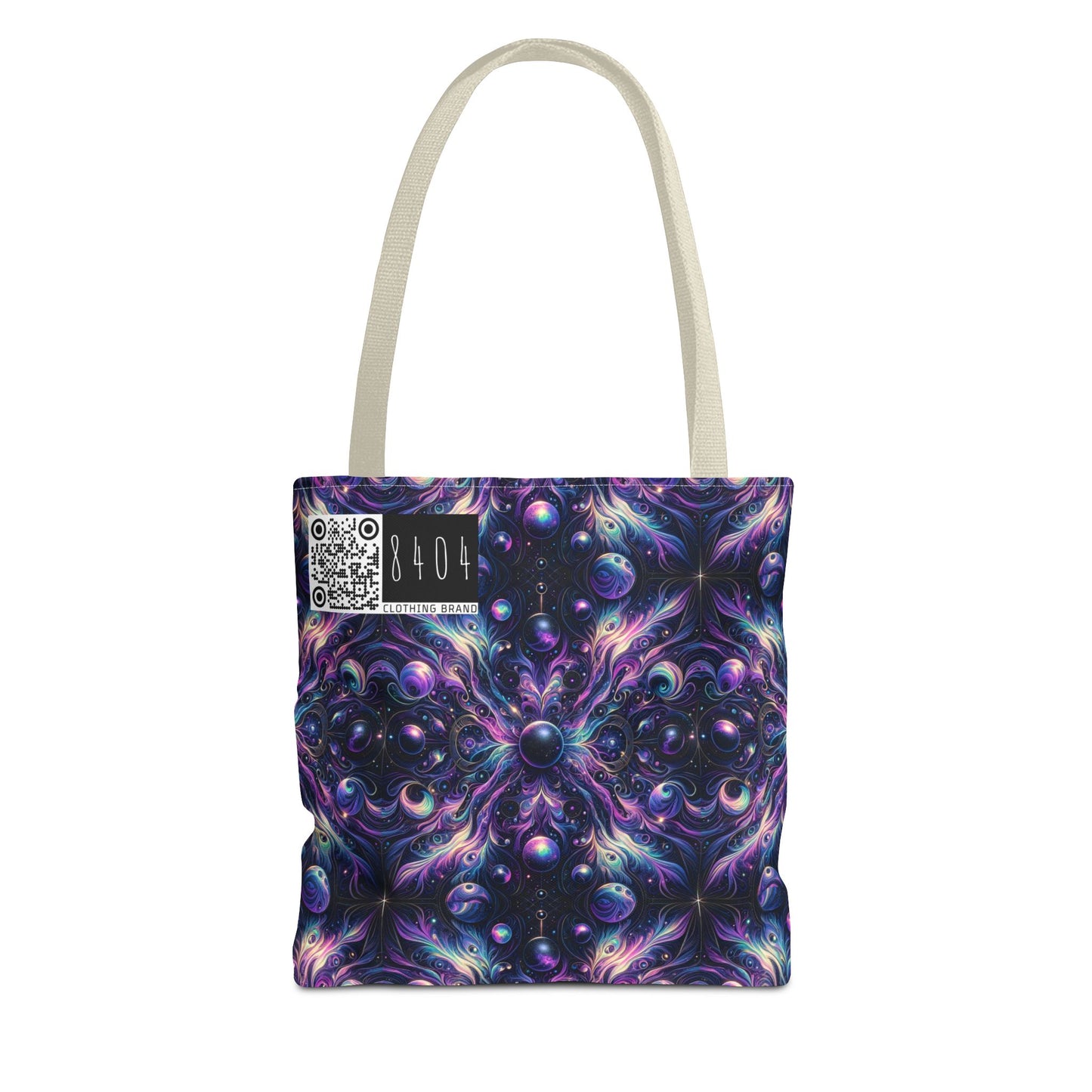 Galactic Hues Tech-Forward Cosmic Fusion Tote Bag - 8404 Design-41