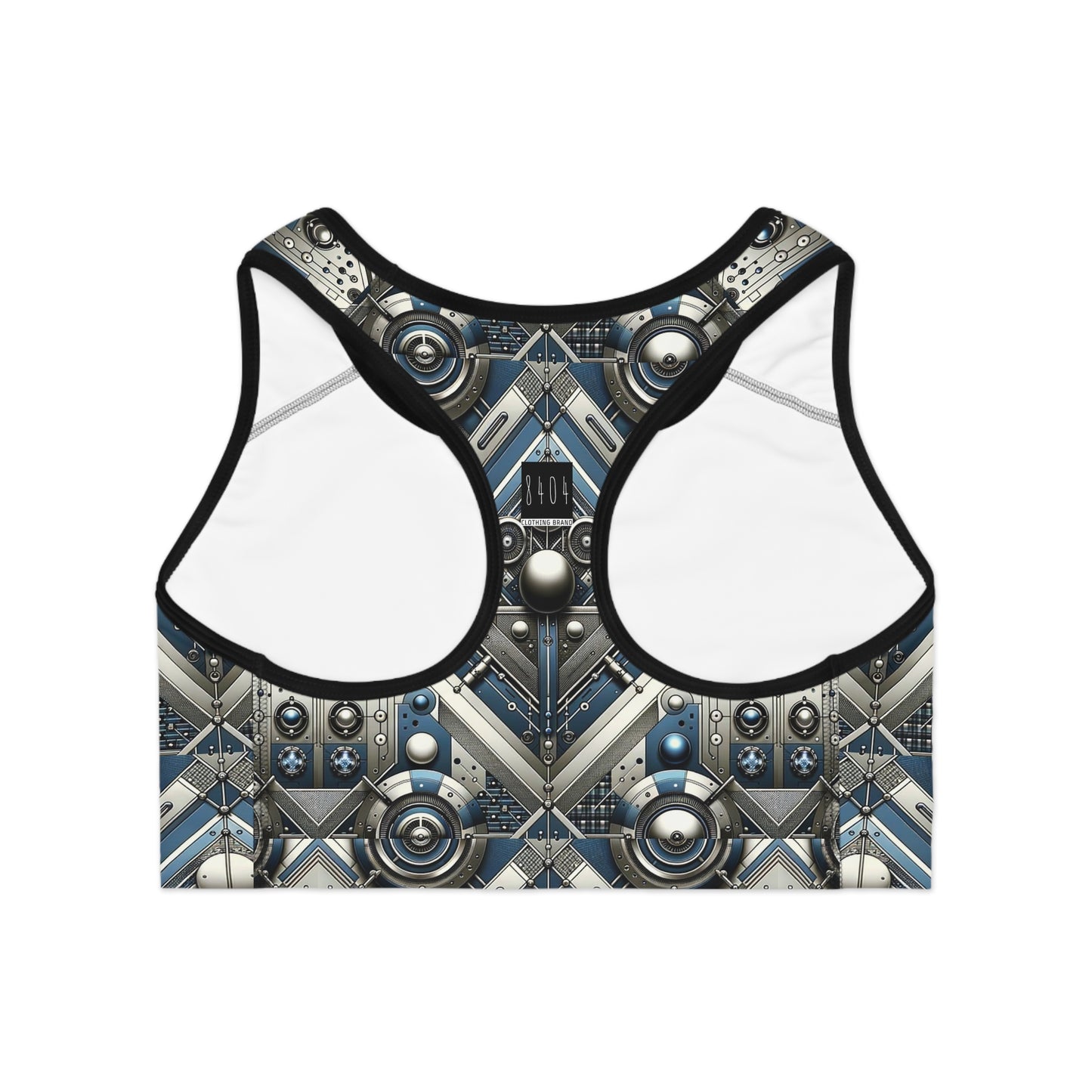 Tech Utility Fusion Tech-Forward Utility With a Futuristic Edge Sports Bra - 8404 Design-63