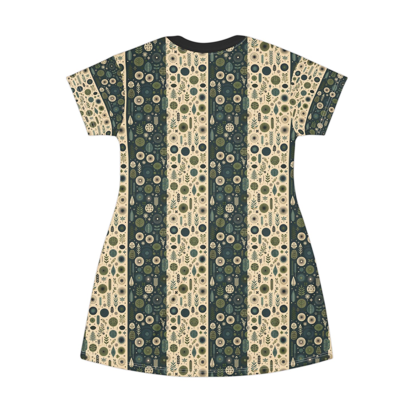 Sustainable Street Utility Sustainable Tech Streetwear T-Shirt Dress - 8404 Design-62