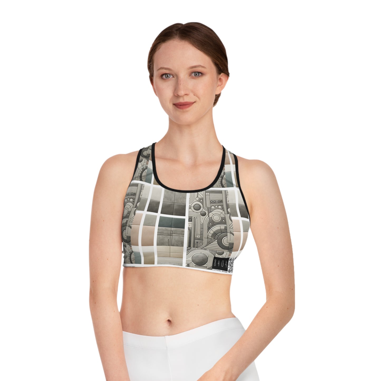 Tech Utility Chic Tech-Forward Minimalist Sports Bra - 8404 Design-59