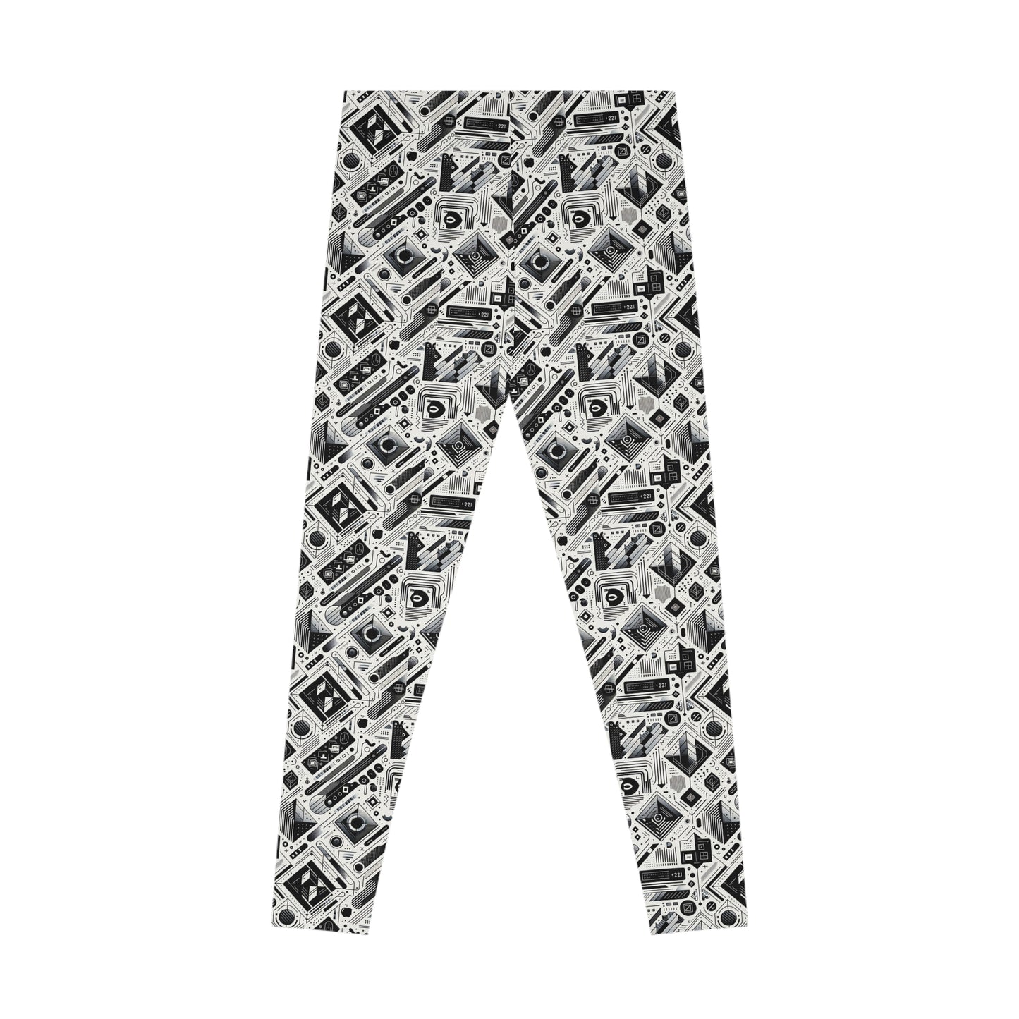 Tech Minimalism Minimalist Tech Stretch Leggings - 8404 Design-72