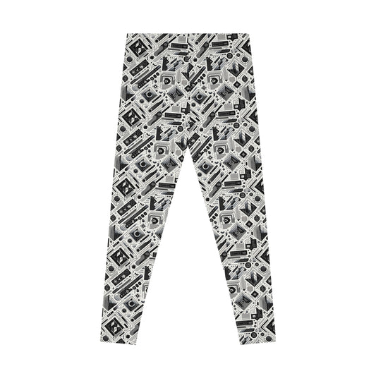 Tech Minimalism Minimalist Tech Stretch Leggings - 8404 Design-72