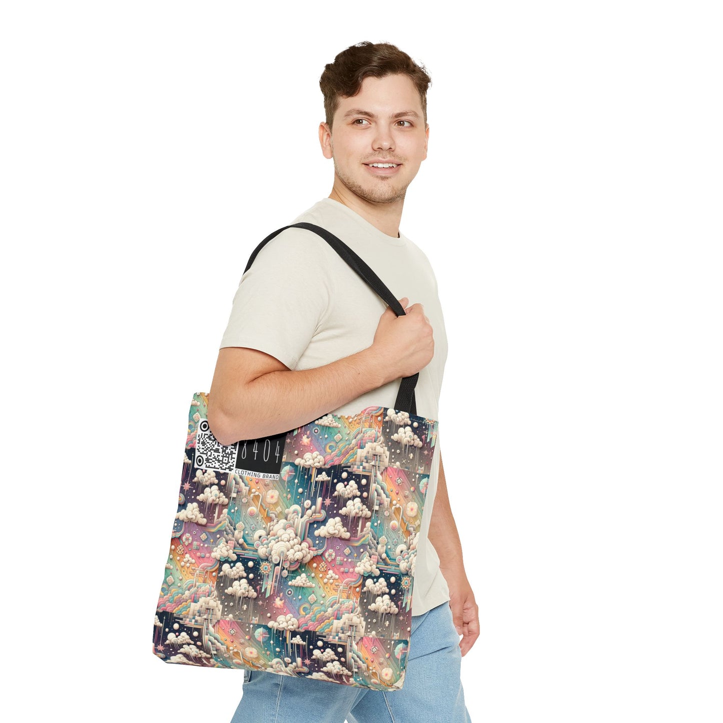 Digital Dreamland Whimsical and Nostalgic Streetwear With a Digital Twist Tote Bag - 8404 Design-52