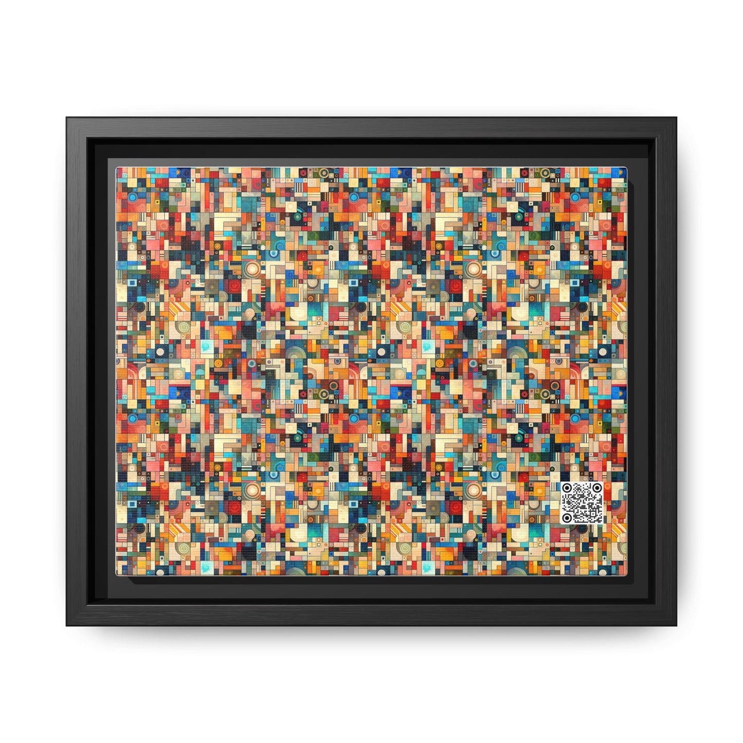 Digital Artistic Expression Artistic Streetwear Matte Canvas, Framed (multi-Color) - 8404 Design-46 B