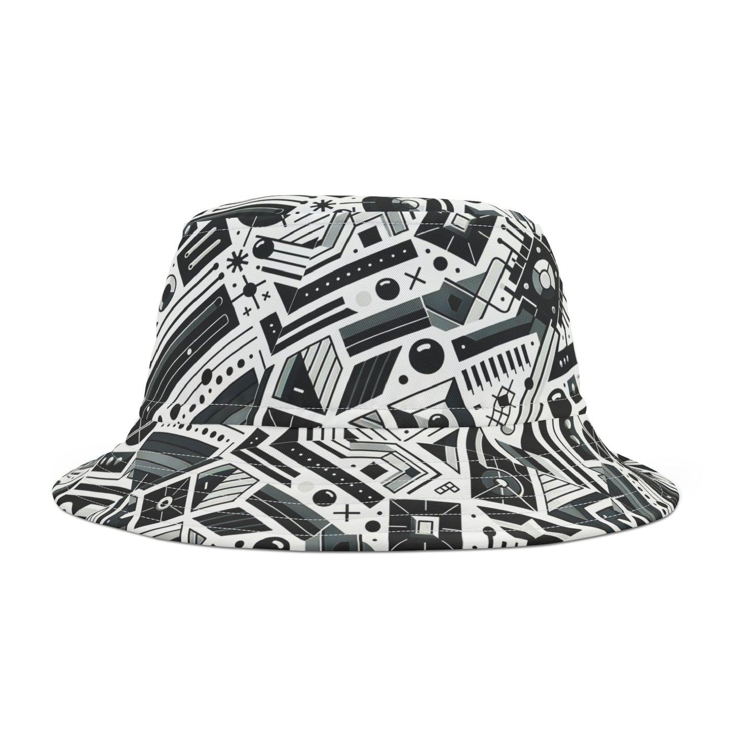 Digital Minimalism Minimalist Tech Bucket Hat - 8404 Design-62