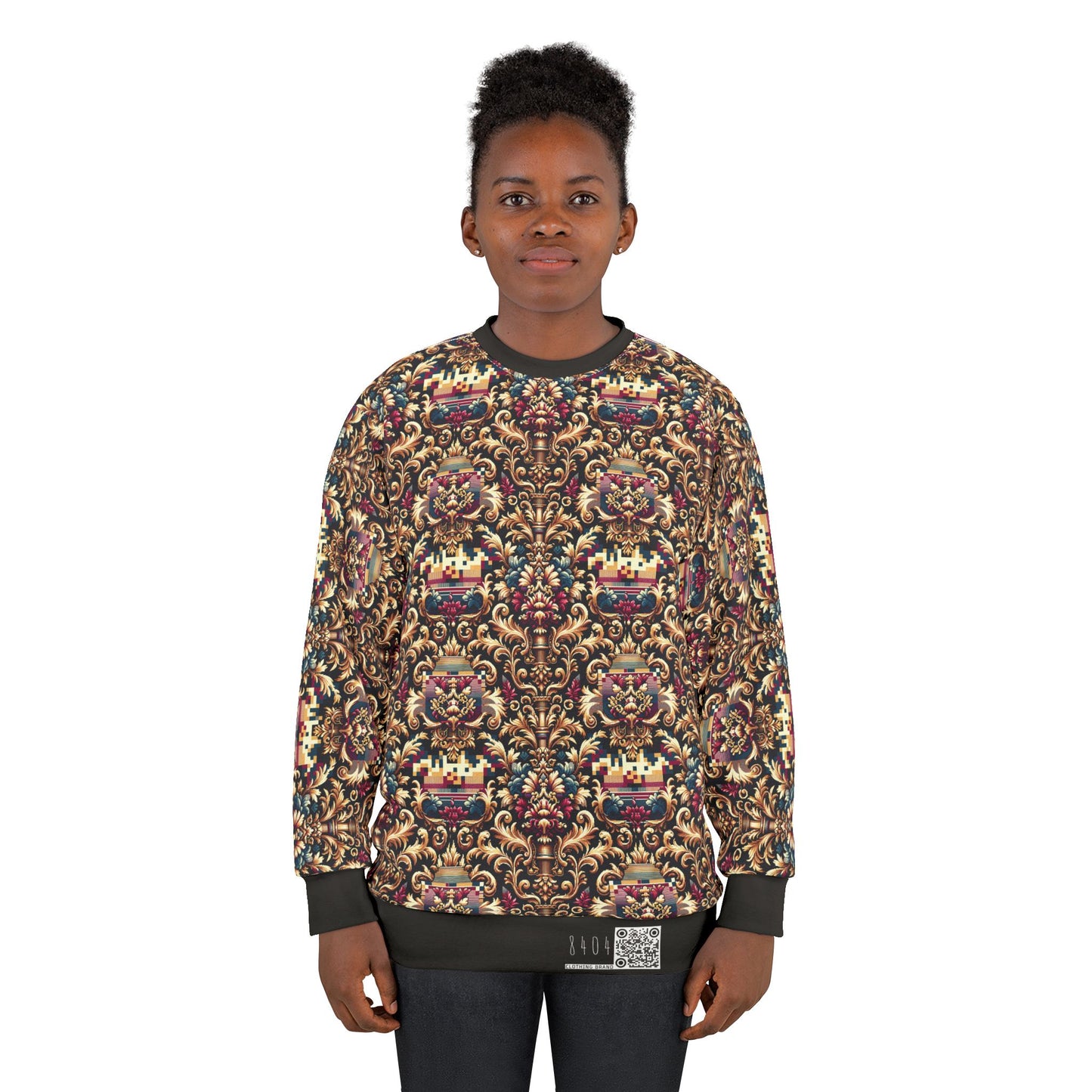 Digital Renaissance Modern Baroque Fusion Sweatshirt - 8404 Design-53