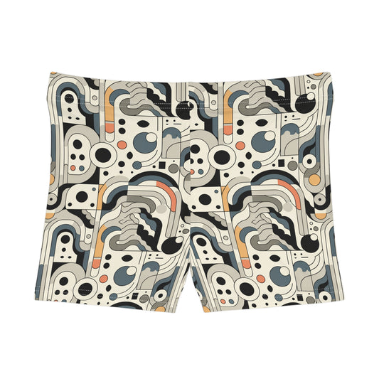 Modern Minimalism Minimalist Tech Women's Shorts - 8404 Design-60