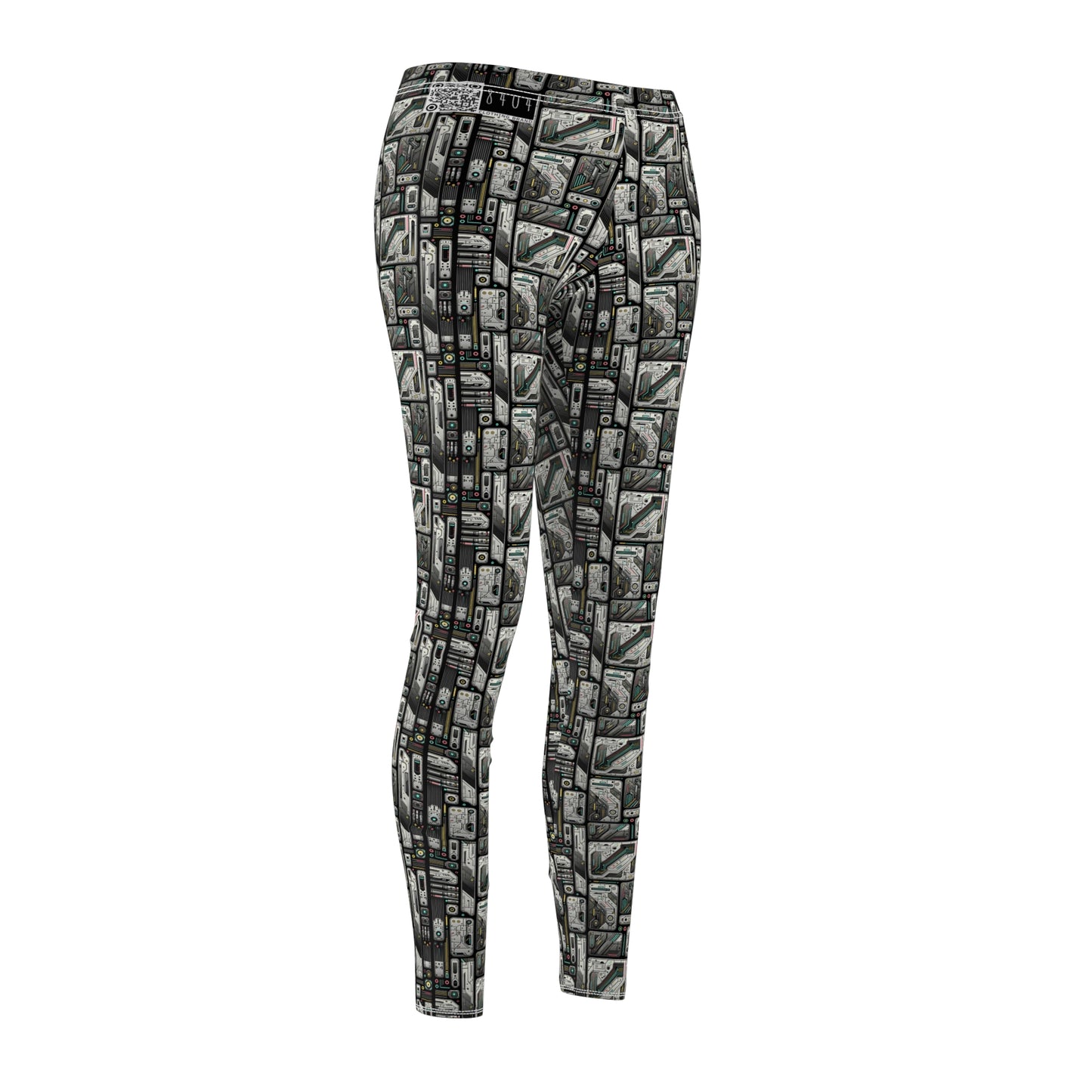 Tech Utility Gear Tech-Forward Minimalism Women's Cut & Sew Casual Leggings - 8404 Design-45