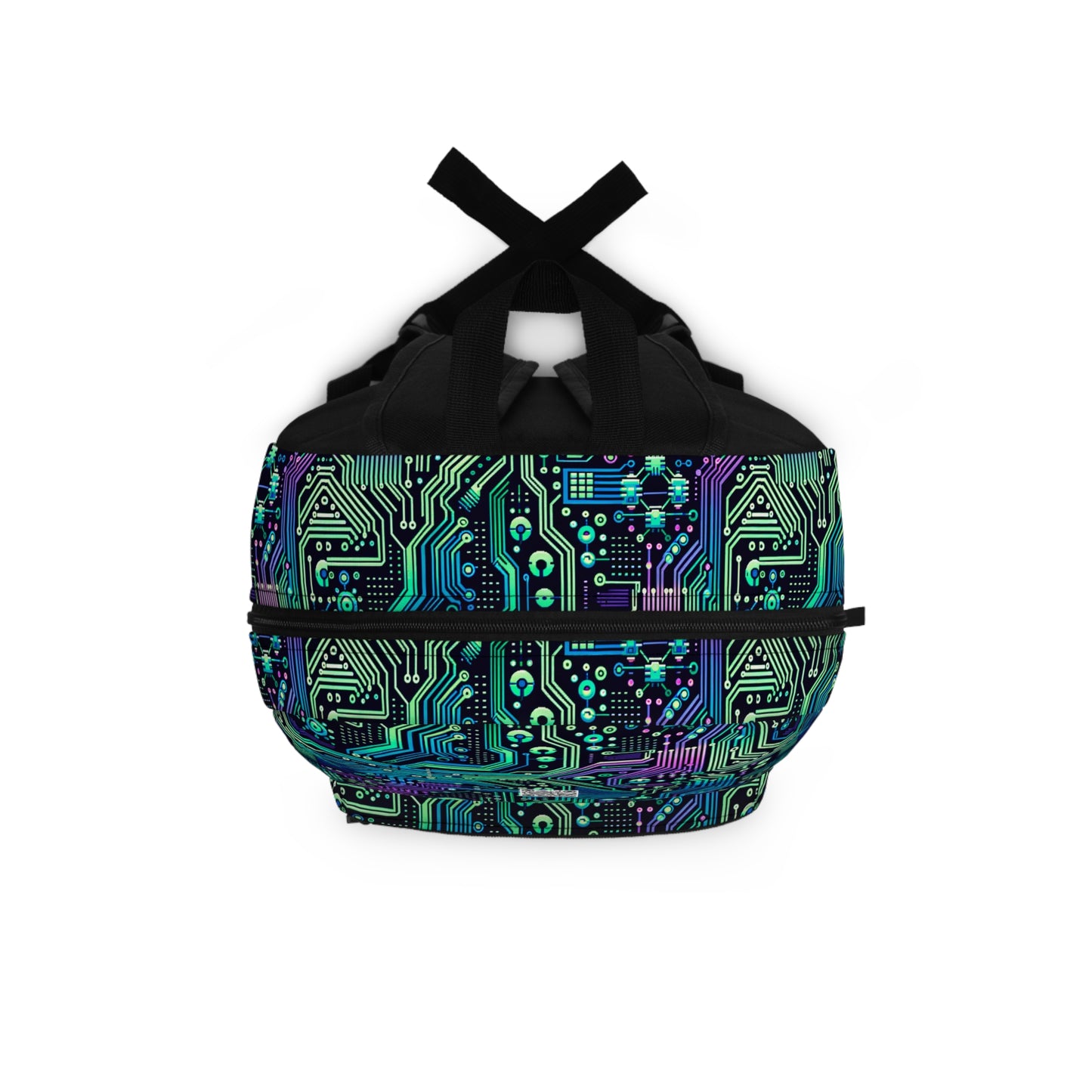 Tech-Infused Neon Tech-Forward Streetwear Backpack - 8404 Design-66