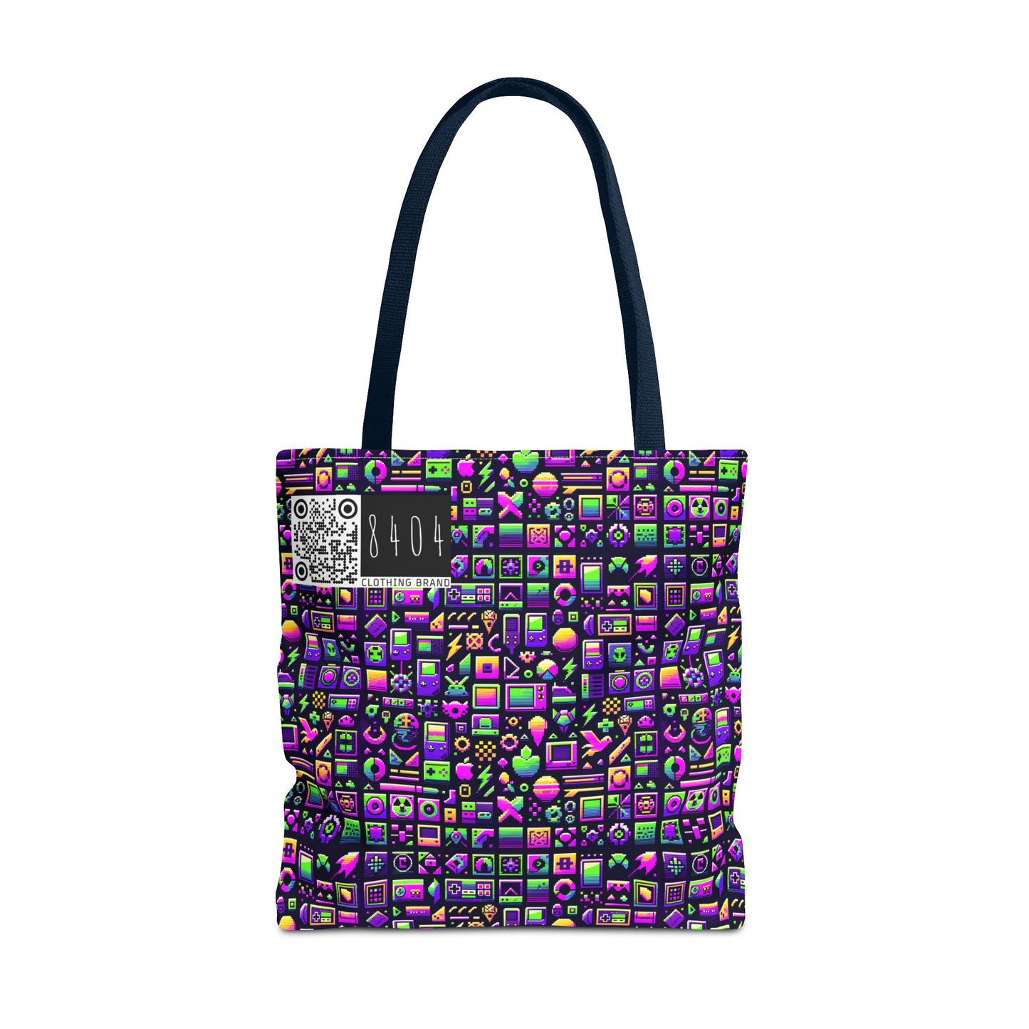 Digital Nostalgia Remix Modern Vintage Fusion Tote Bag - 8404 Design-49