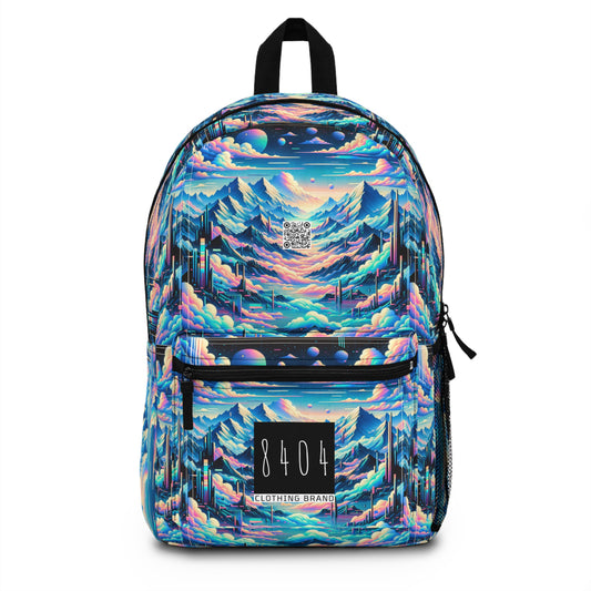 Digital Dreamscapes Digitally-Inspired Streetwear With a Dreamy, Surreal Twist Backpack - 8404 Design-69