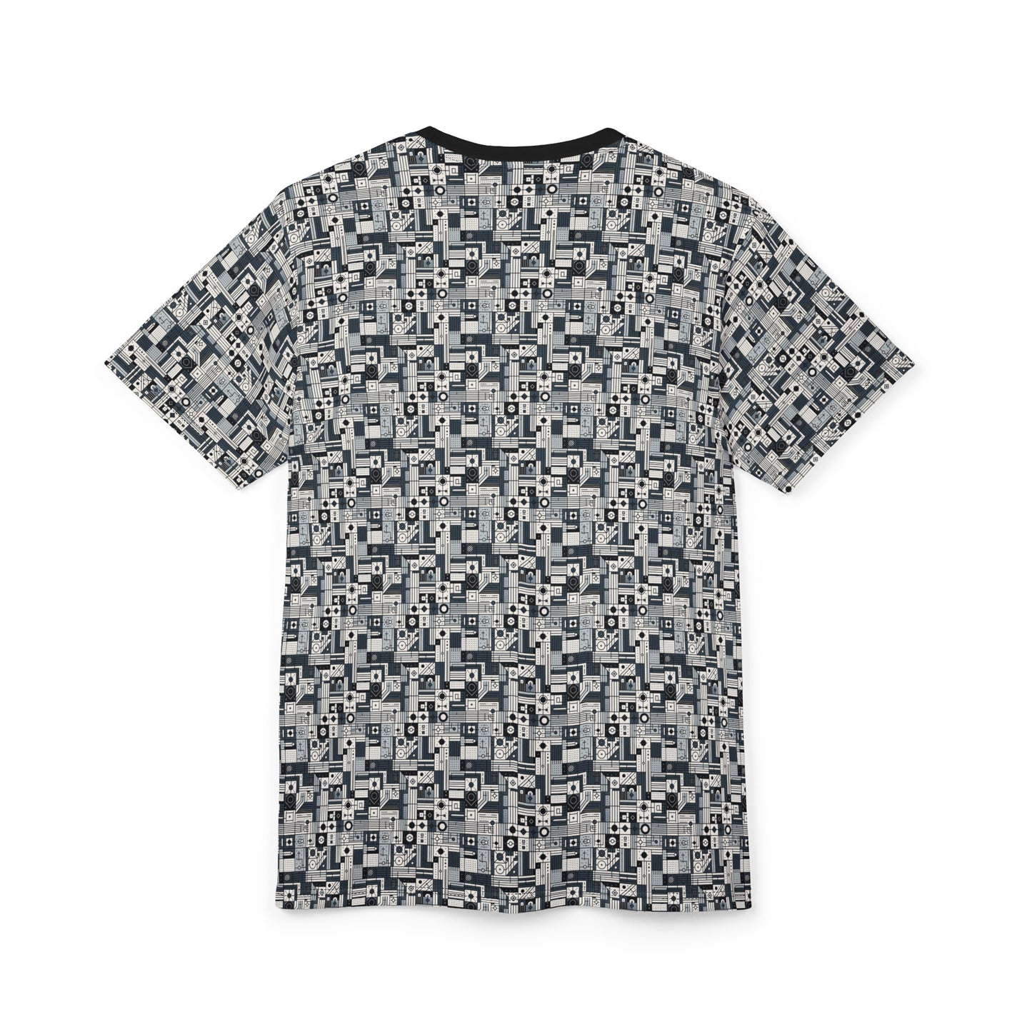 Digital Minimalism Minimalist Tech Unisex Cut & Sew Tee - 8404 Design-49