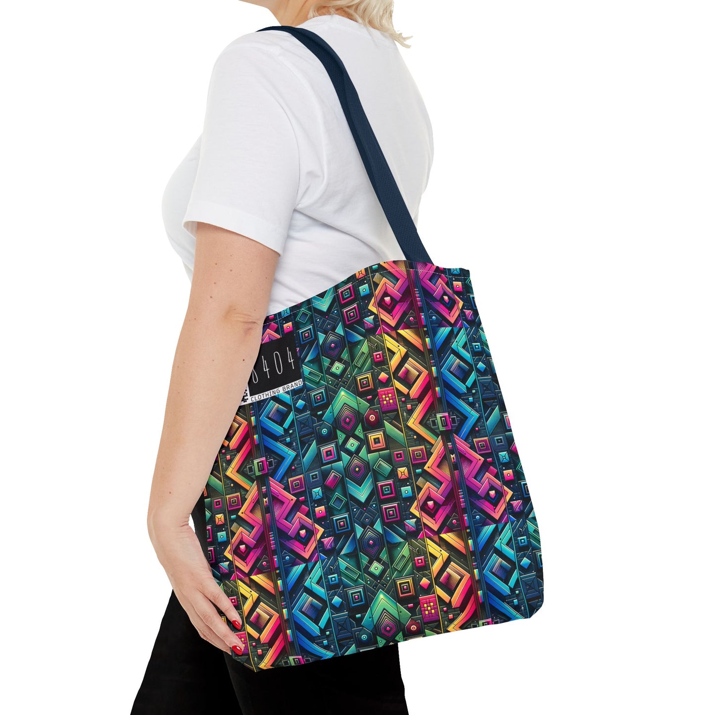 Tech-Inspired Graphics Cyberpunk Cool Tote Bag - 8404 Design-58