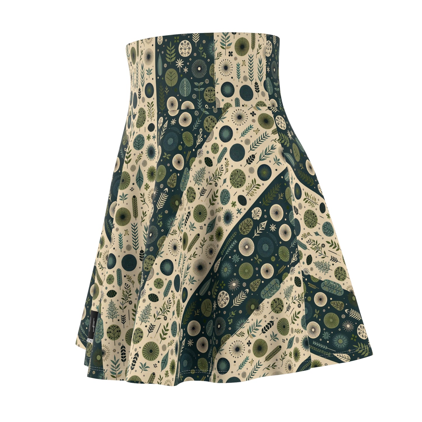 Sustainable Street Utility Sustainable Tech Streetwear Women's Skater Skirt - 8404 Design-62