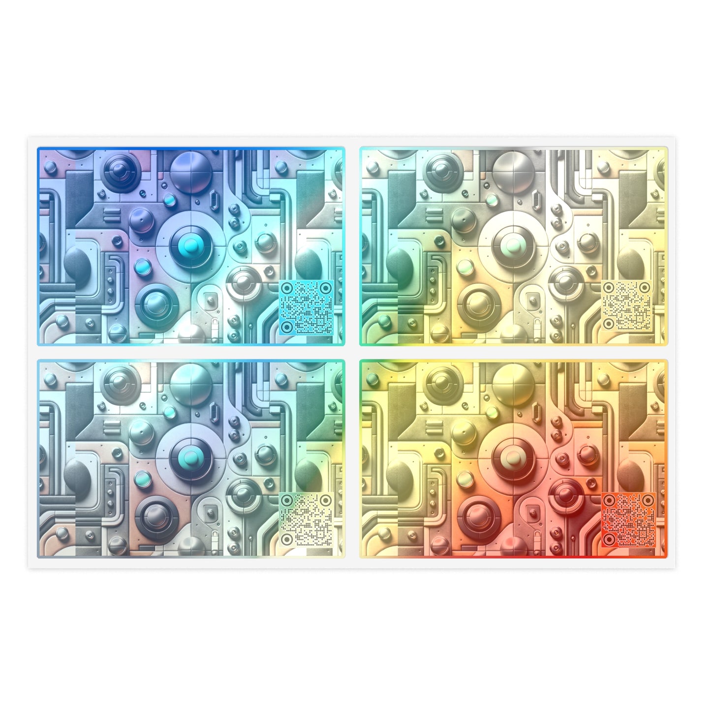 Tech Utility Chic Tech-Forward Minimalist Sticker Sheets - 8404 Design-54