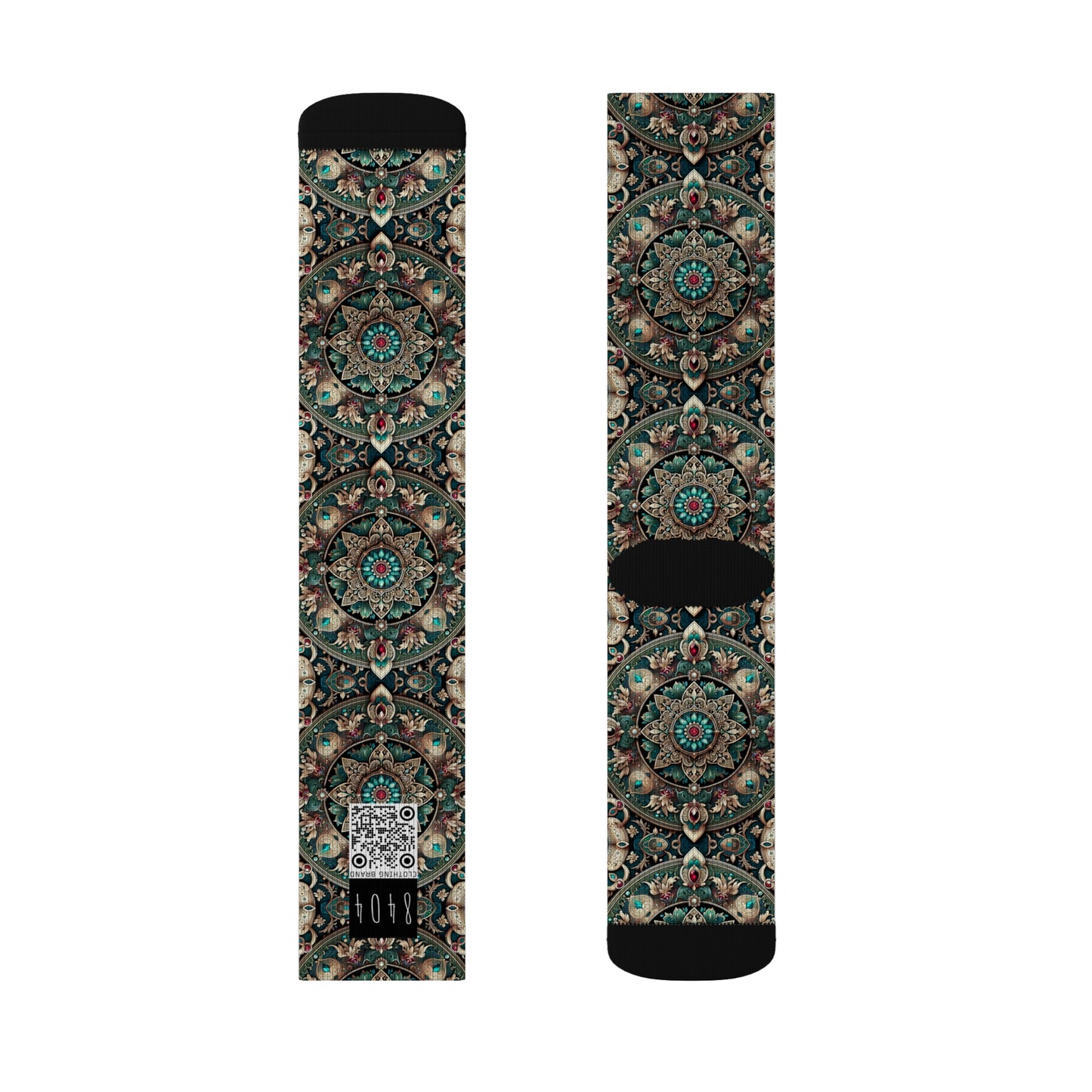 Neo-Dandyism Modern Dandy Streetwear Sublimation Socks - 8404 Design-56