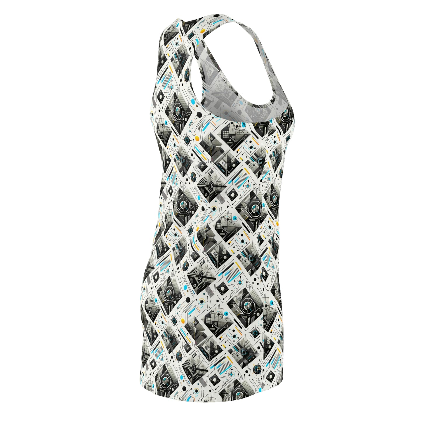 Tech Minimalism Minimalist Tech Women's Cut & Sew Racerback Dress - 8404 Design-47