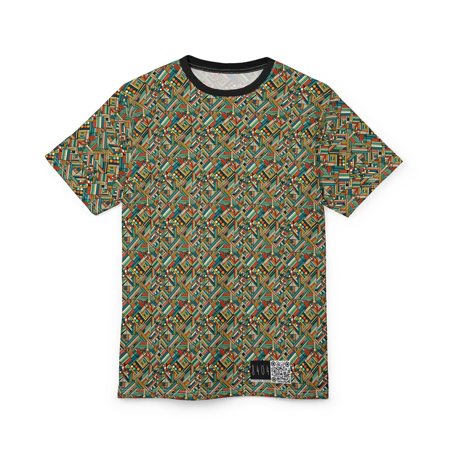 Abstract Graphic Art Modern Artistic Expression Unisex Cut & Sew Tee - 8404 Design-67