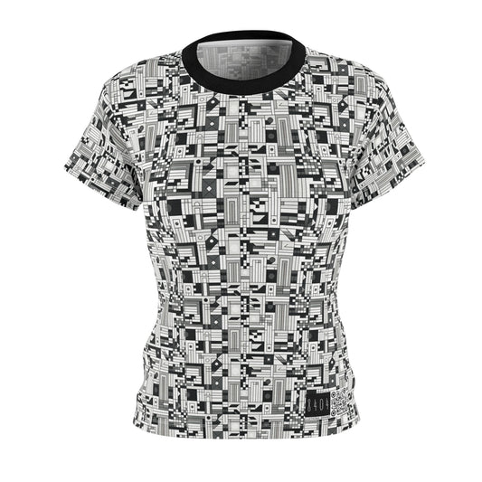 Digital Minimalism Minimalist Tech Women's Cut & Sew Tee - 8404 Design-43
