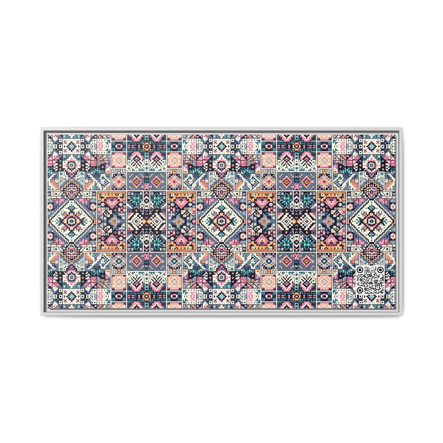 Matte Canvas, Framed (multi-Color) - 8404 Design-01