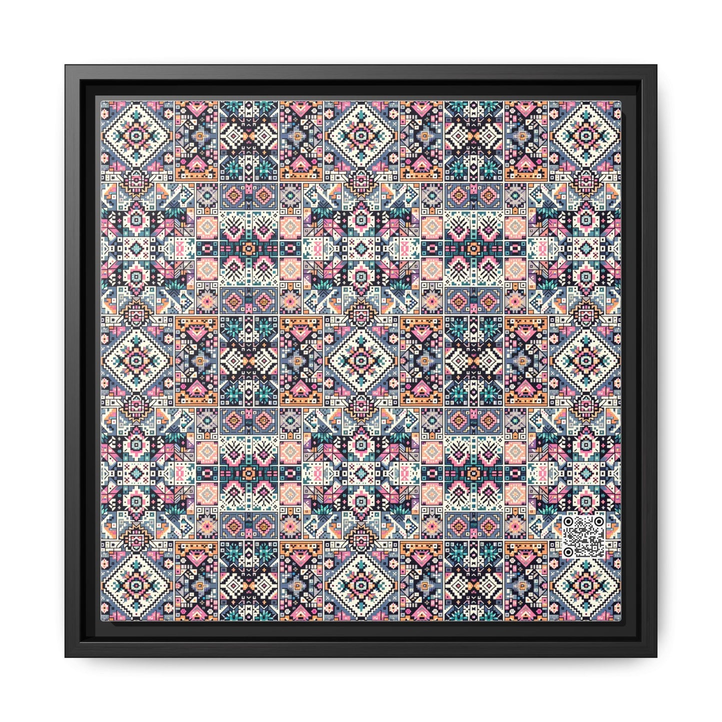 Matte Canvas, Framed (multi-Color) - 8404 Design-01