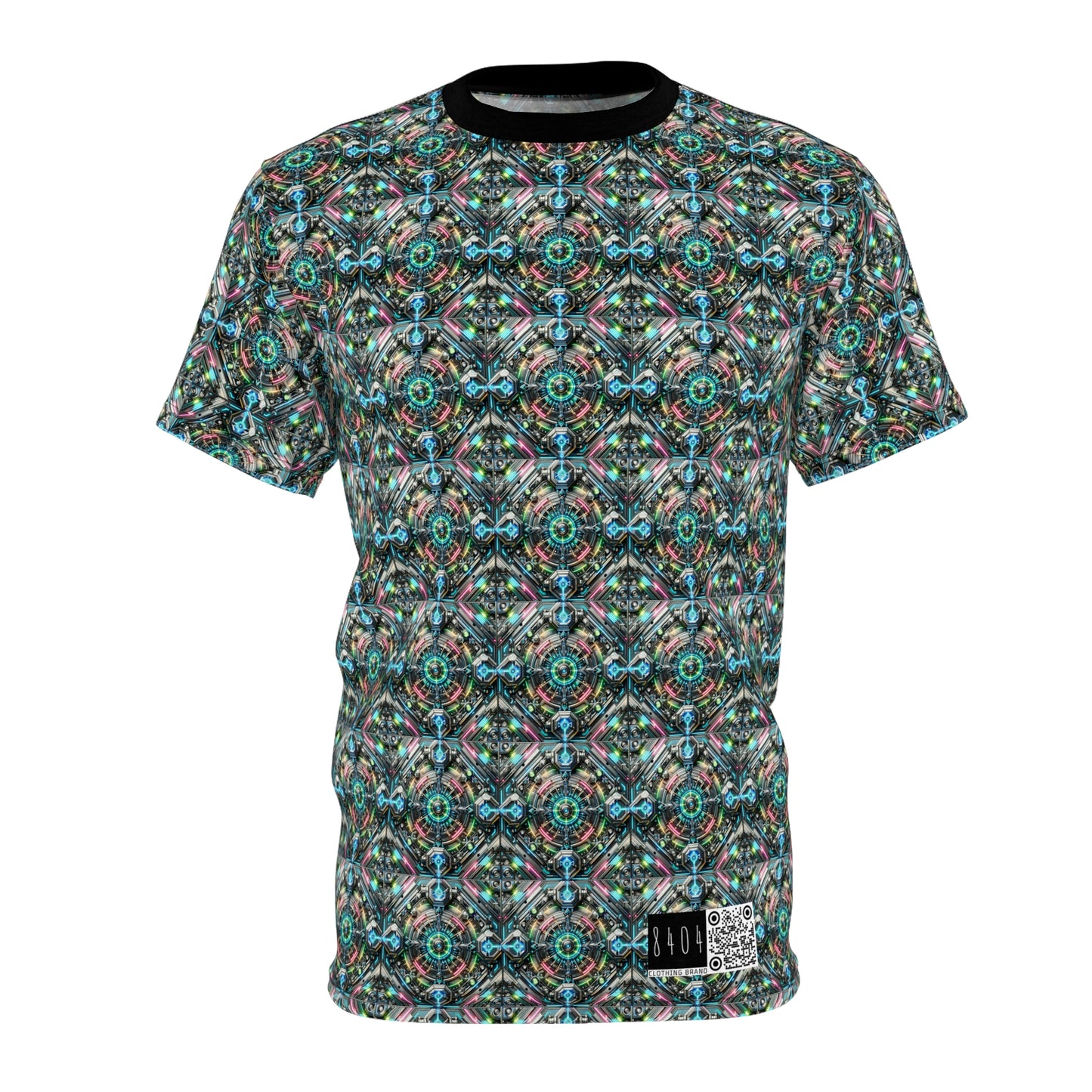 Tech-Infused Futurism Futuristic Tech Unisex Cut & Sew Tee - 8404 Design-53