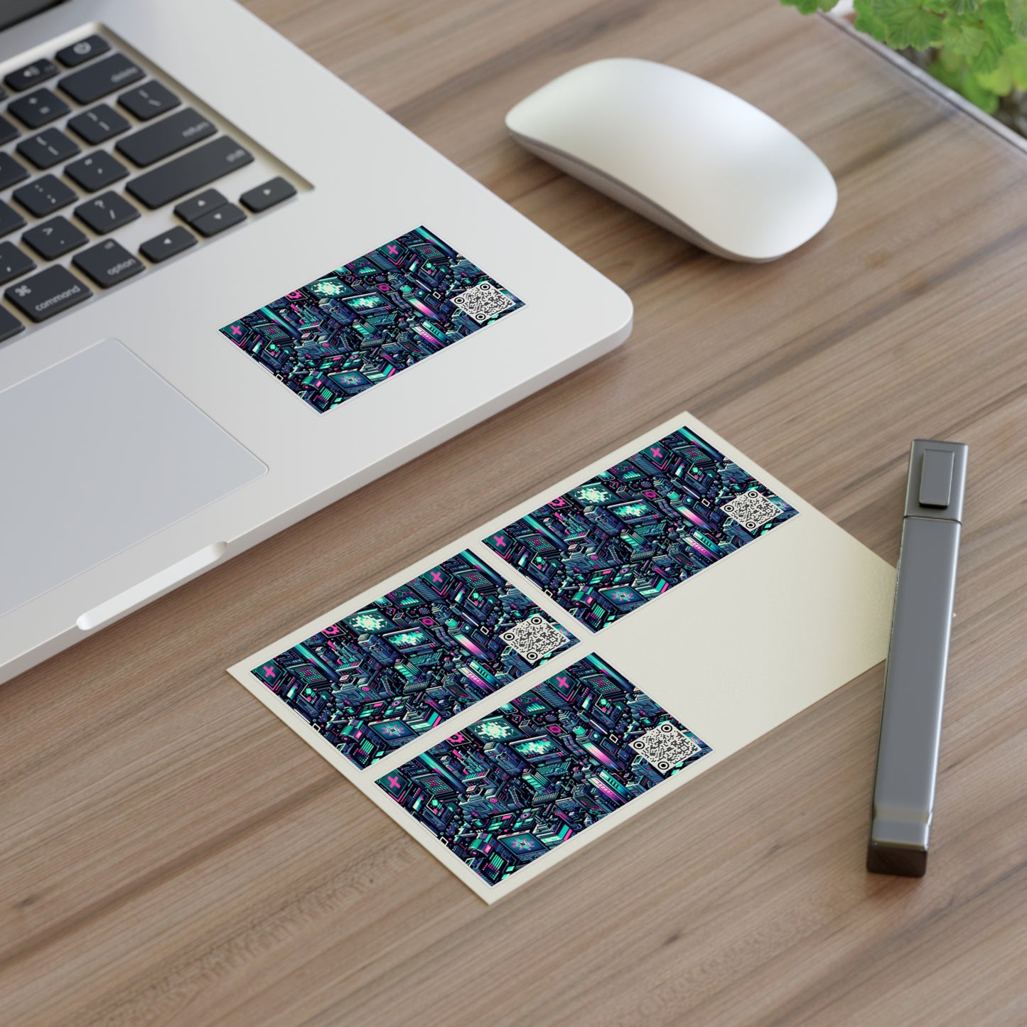 Digital Rebellion Tech-Inspired Streetwear Sticker Sheets - 8404 Design-58