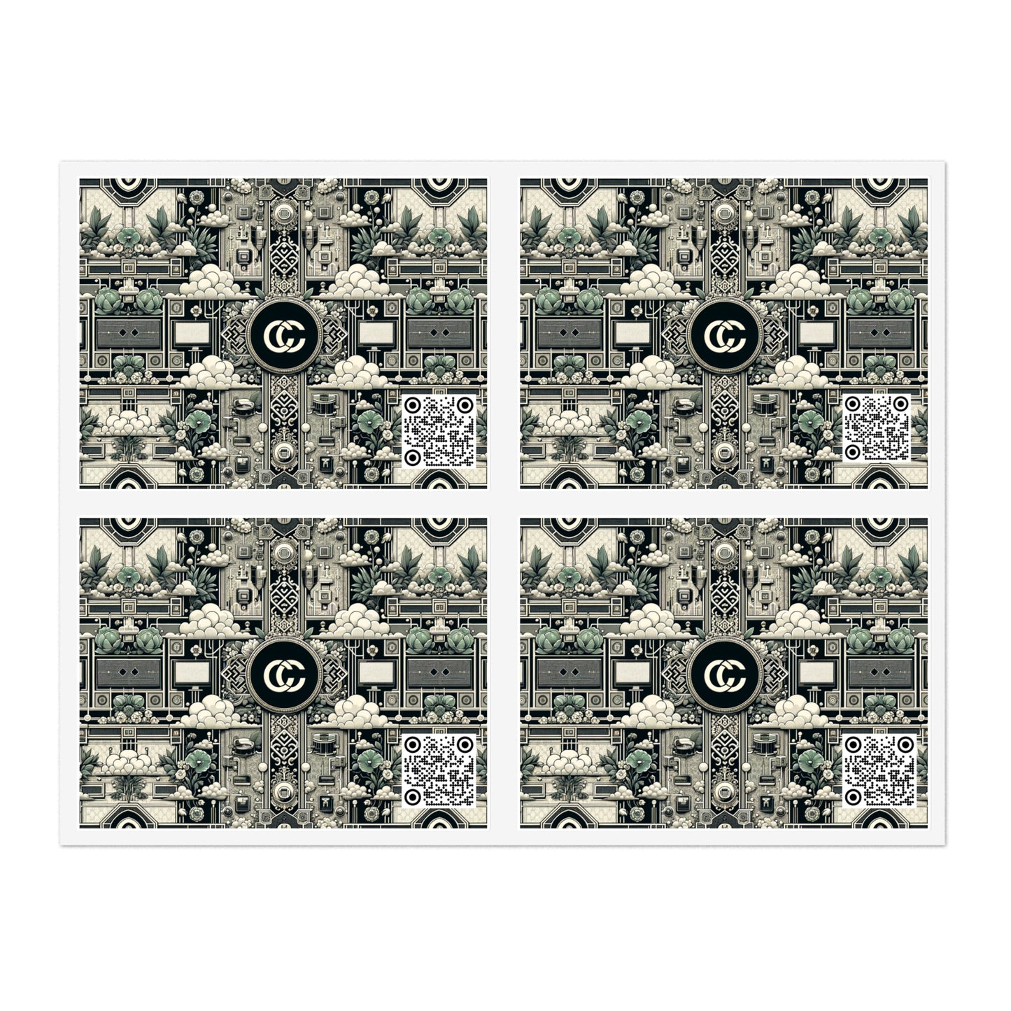 Cyber Garden Party Tech Garden Extravaganza Sticker Sheets - 8404 Design-54