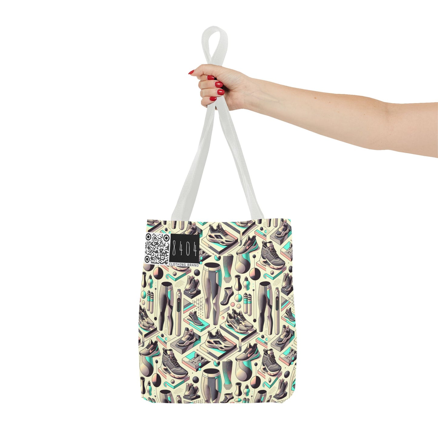 Tech-Infused Athleisure Futuristic Athletic Tech Tote Bag - 8404 Design-44