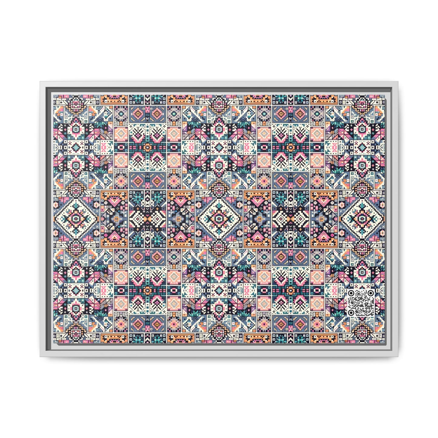 Matte Canvas, Framed (multi-Color) - 8404 Design-01