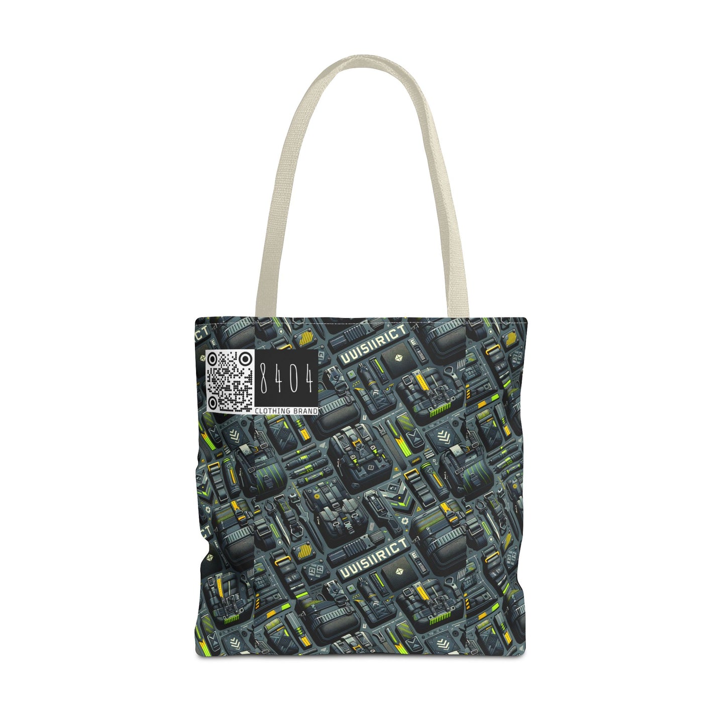 Tech Utility Streetwear Futuristic Tech-Forward Tote Bag - 8404 Design-47