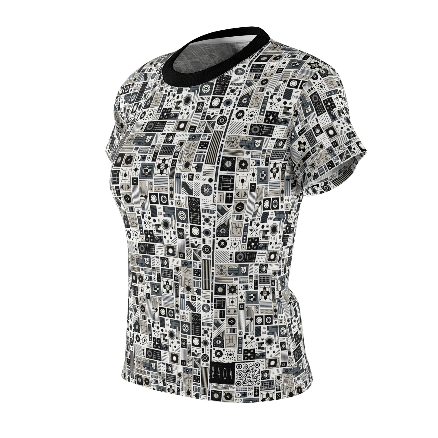 Digital Minimalism Minimalist Tech Women's Cut & Sew Tee - 8404 Design-45