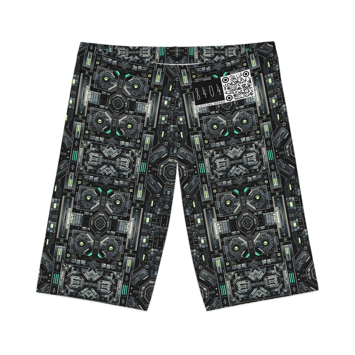 Tech Noir Tech-Forward Minimalism Women's Bike Shorts - 8404 Design-52
