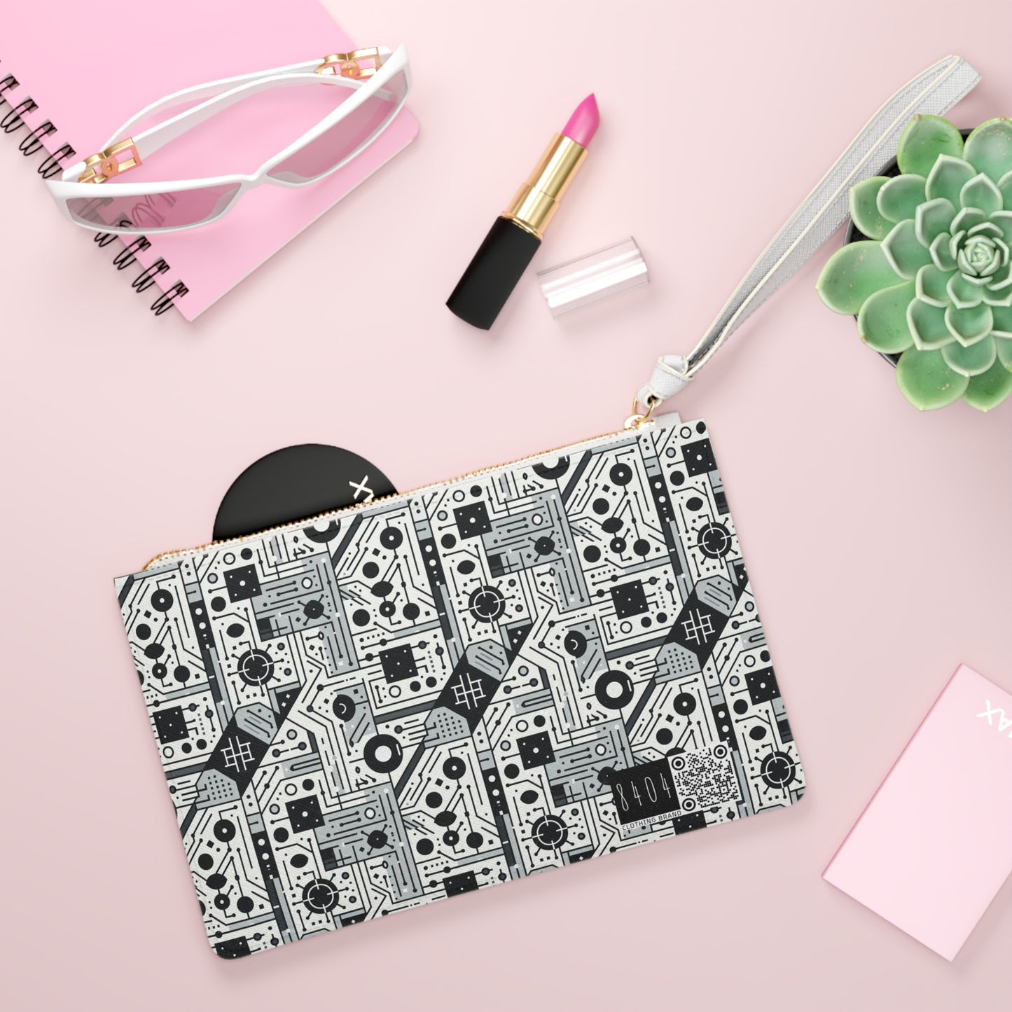 Digital Minimalism Minimalist Tech Clutch Bag - 8404 Design-48