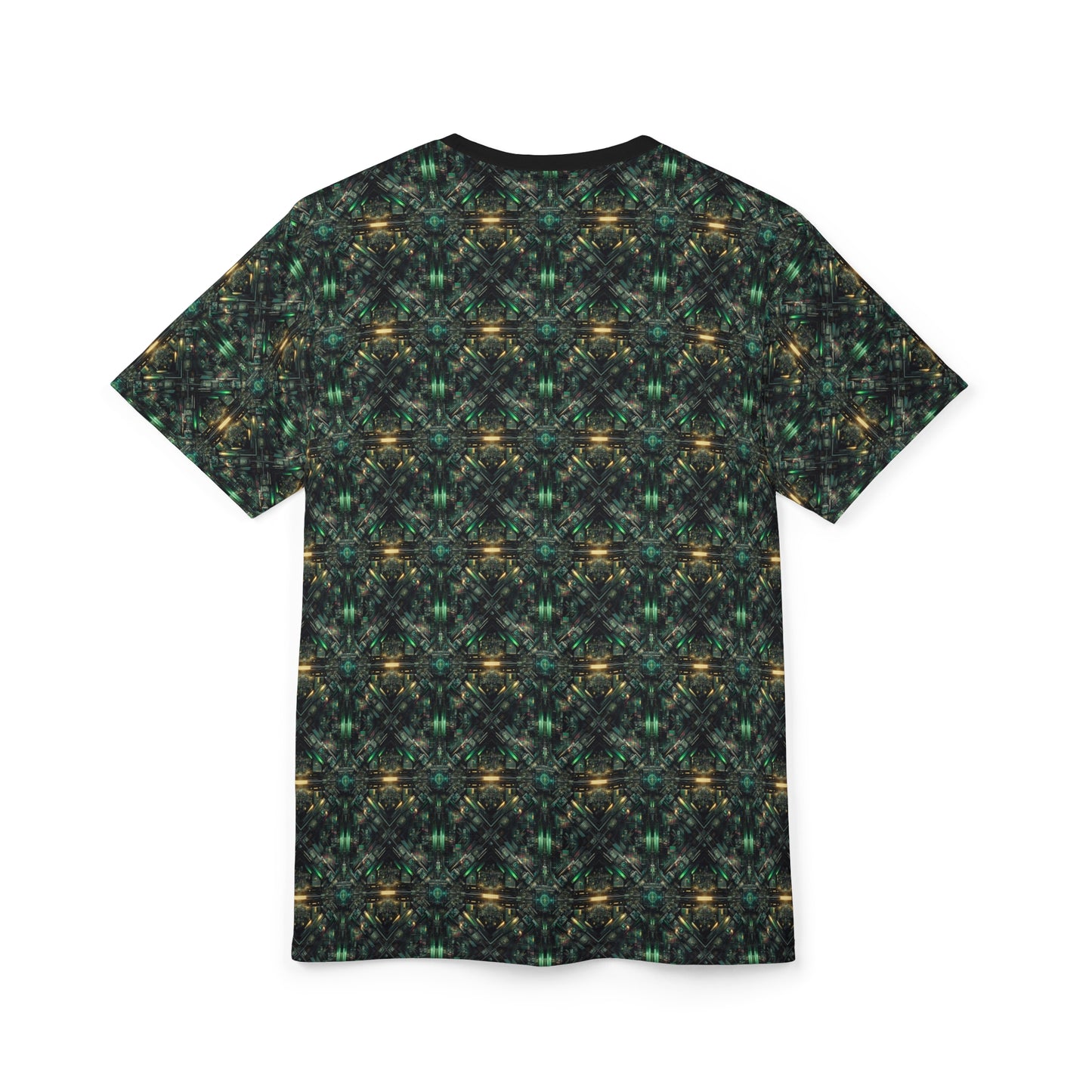 Tech Noir Graphics Tech-Inspired Streetwear Unisex Cut & Sew Tee - 8404 Design-56