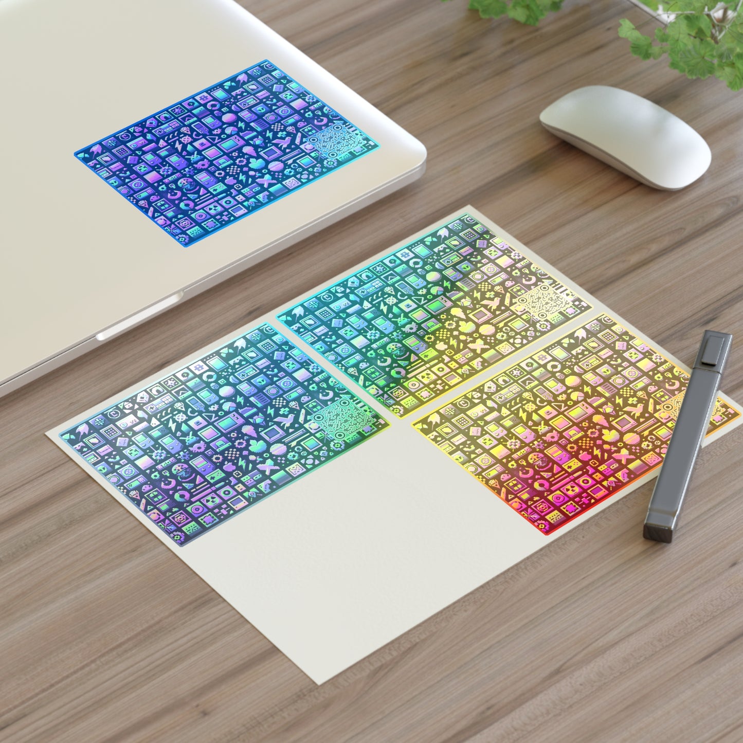 Digital Nostalgia Remix Modern Vintage Fusion Sticker Sheets - 8404 Design-49