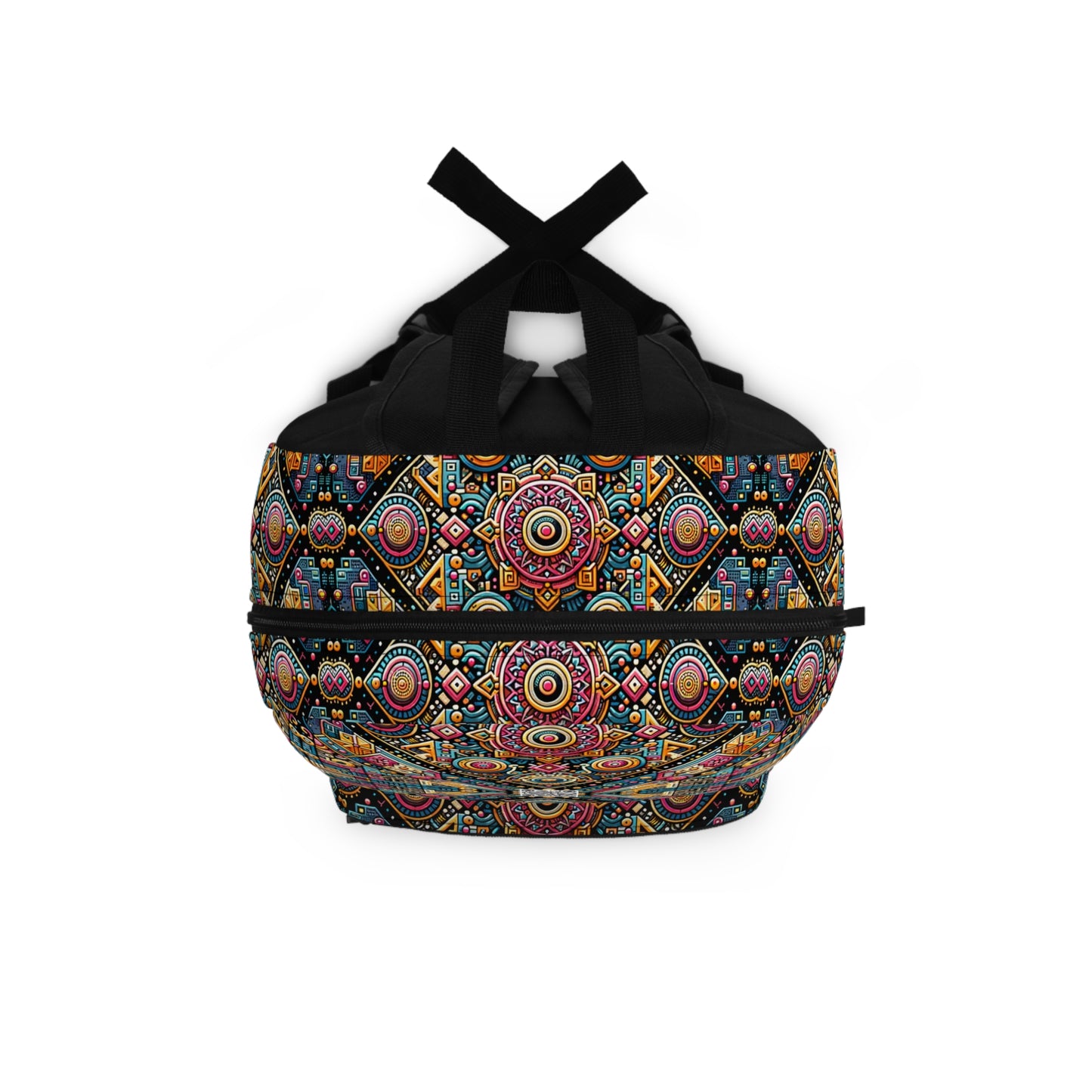Cultural Fusion Tech Blend of Cultural Heritage With Tech-Inspired Elements Backpack - 8404 Design-58