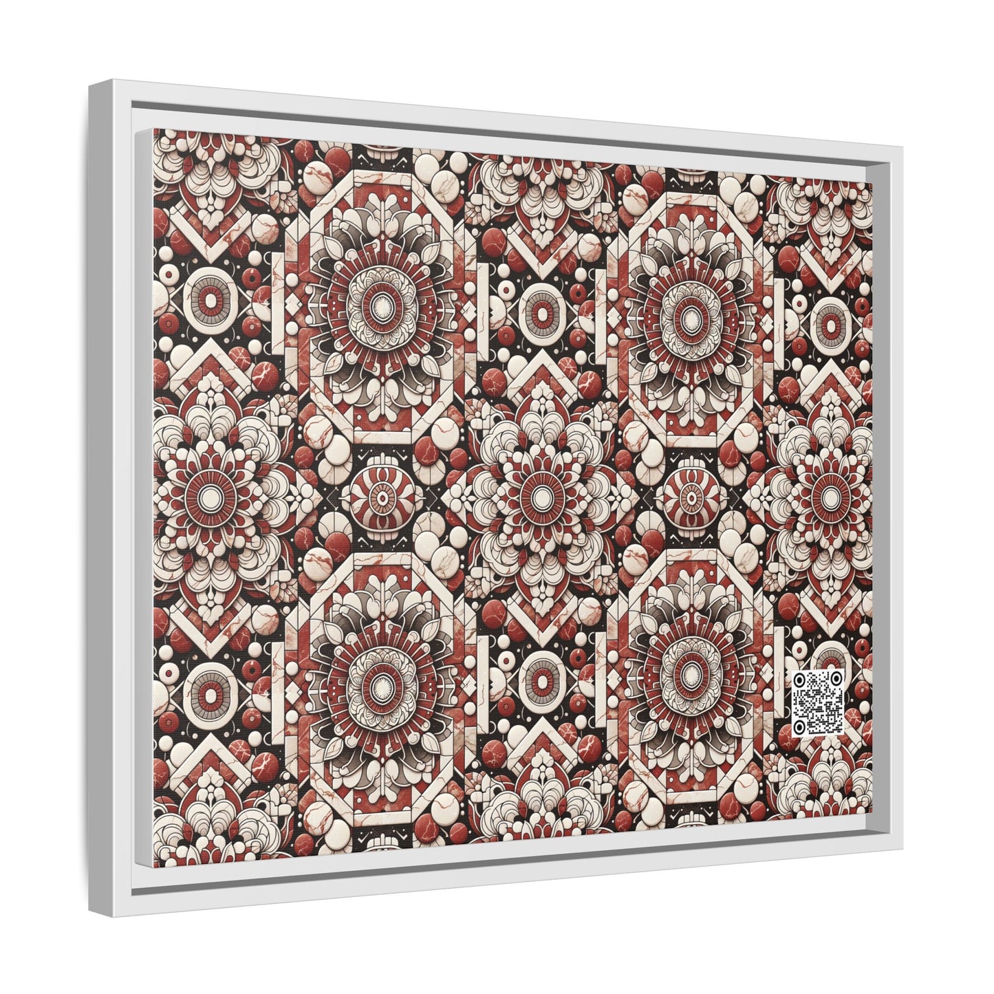 Neo Jomon Sculptural Aesthetics Artisanal Streetwear Matte Canvas, Framed (multi-Color) - 8404 Design-55 A