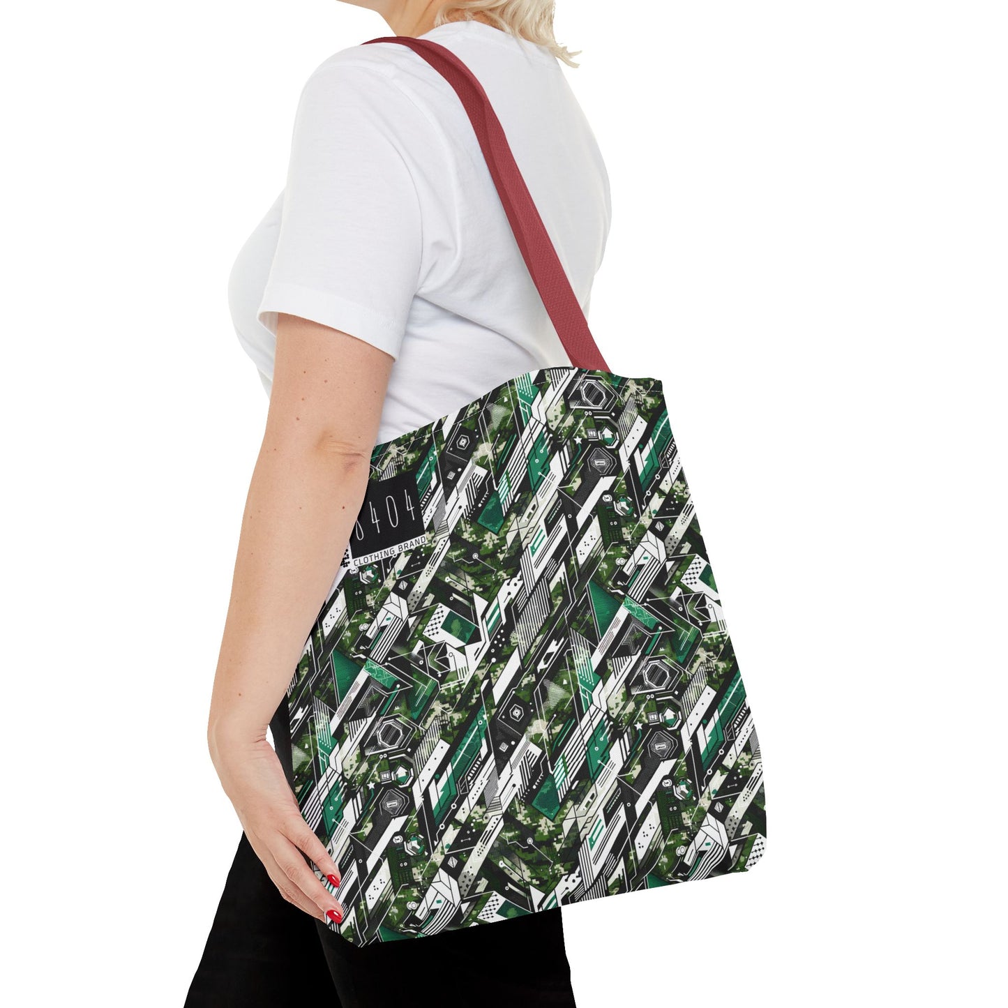 Tech Camo Fusion Tech-Forward Streetwear With a Futuristic Edge Tote Bag - 8404 Design-63