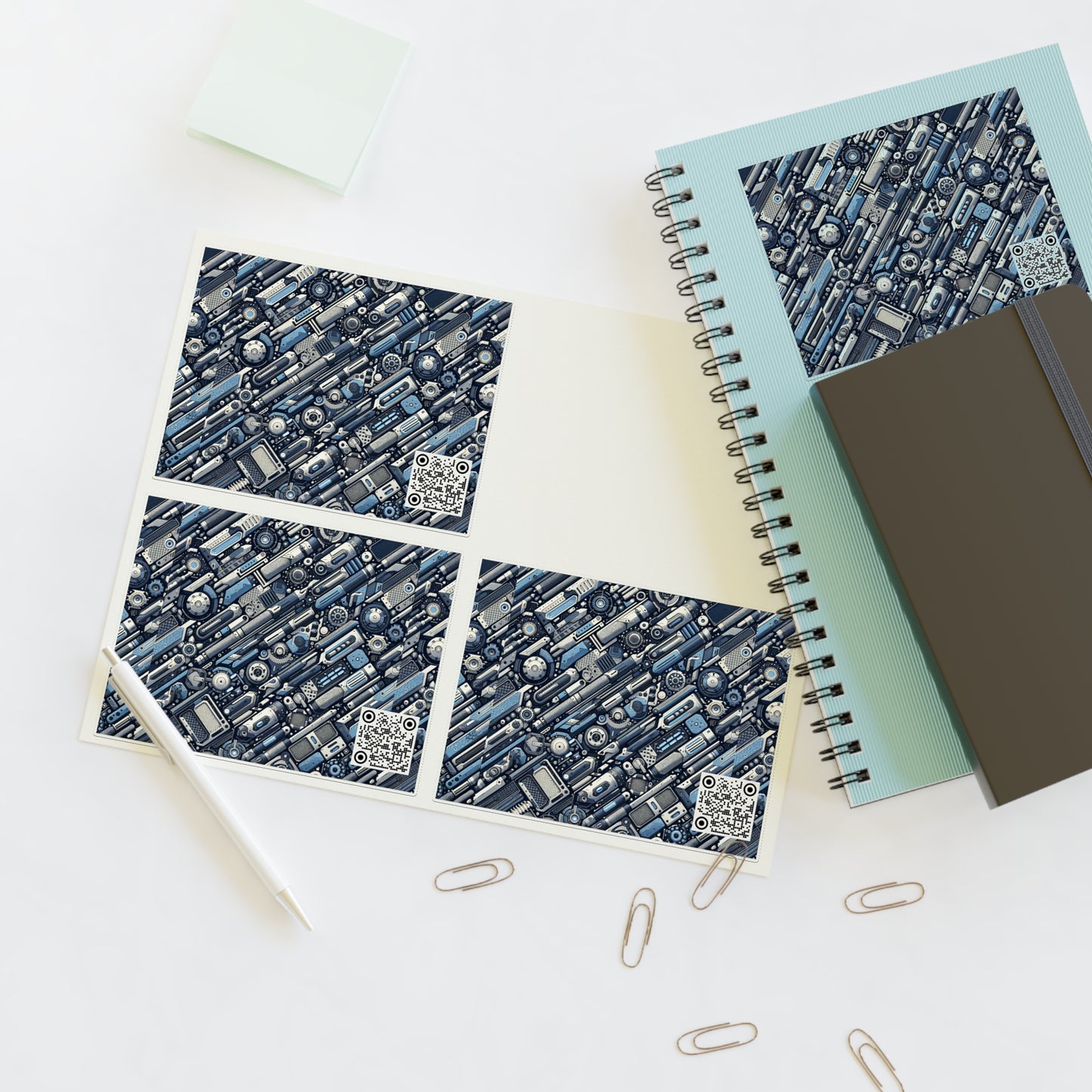Tech Utility Fusion Tech-Forward Utility With a Futuristic Edge Sticker Sheets - 8404 Design-50