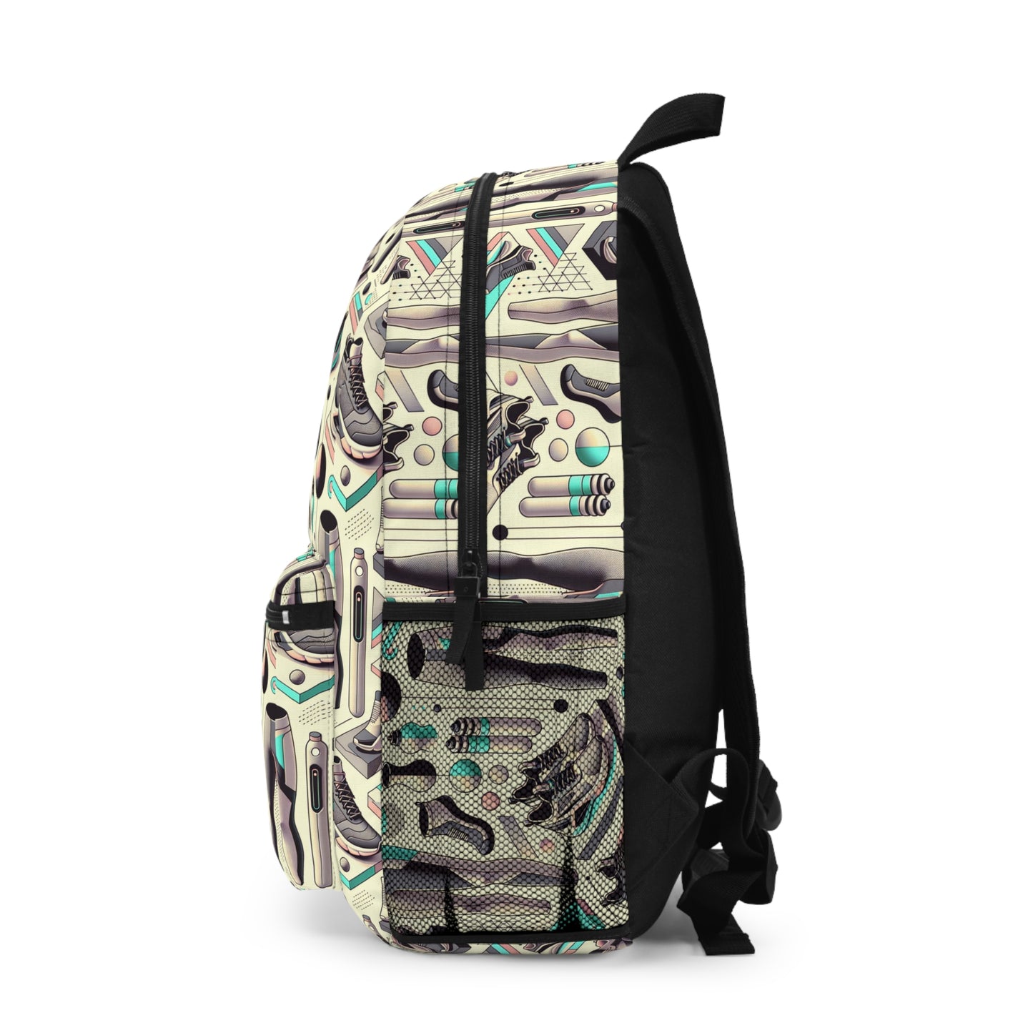 Tech-Infused Athleisure Futuristic Athletic Tech Backpack - 8404 Design-44