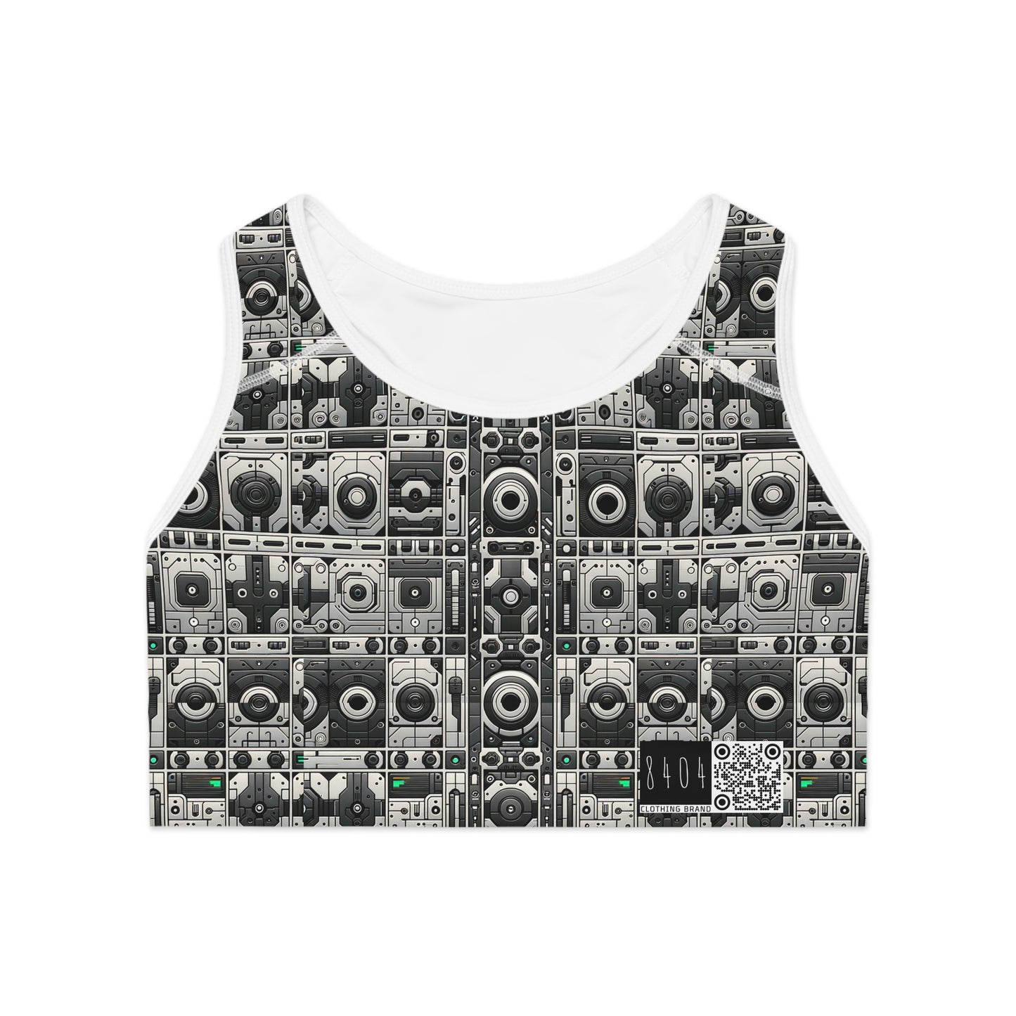 Tech Utility Aesthetics Tech-Forward Minimalism Sports Bra - 8404 Design-60